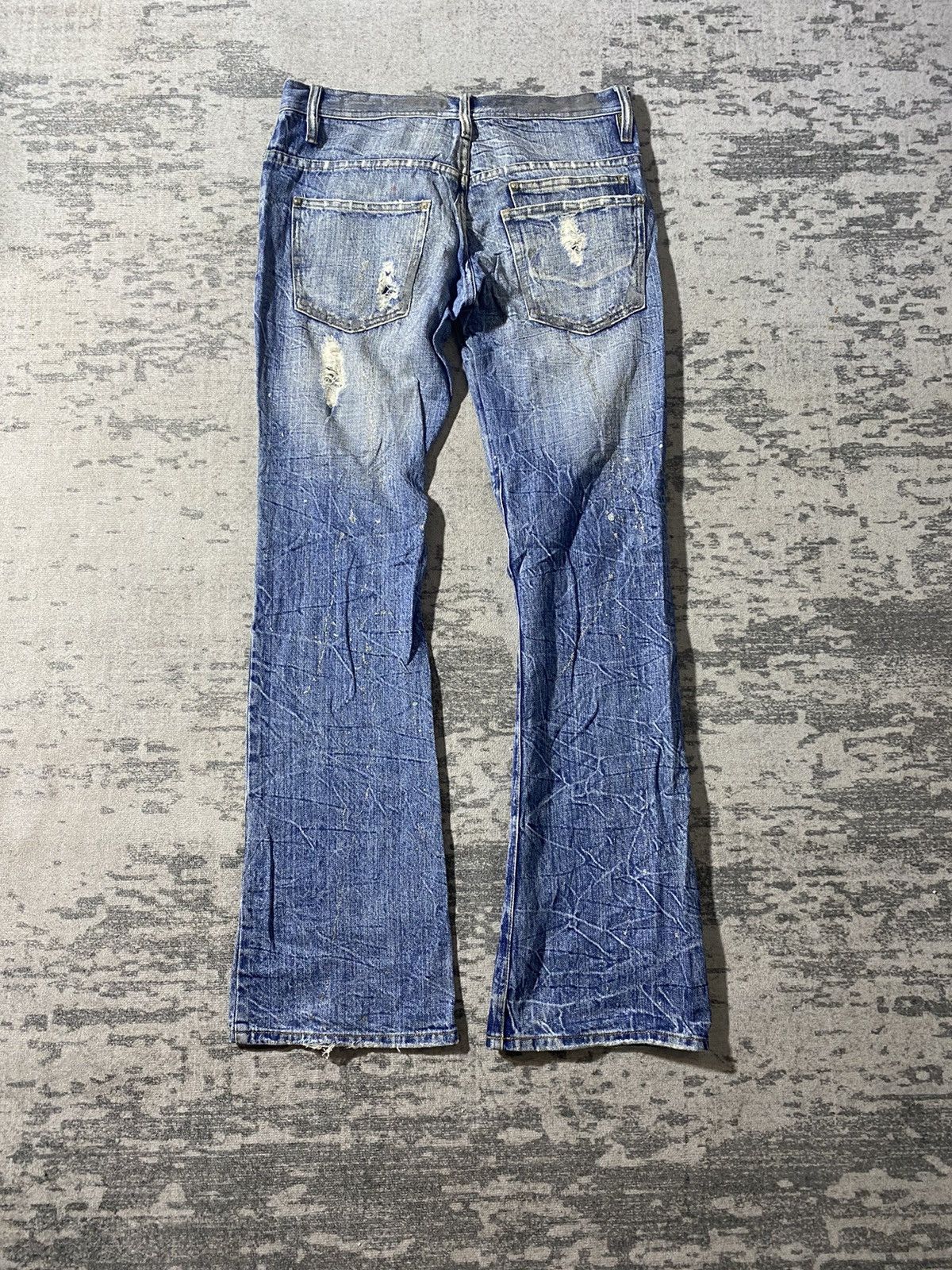 Japanese Brand × Vintage Midas flare dessert denim Size 32" / US 10 / IT 46 - 8 Thumbnail