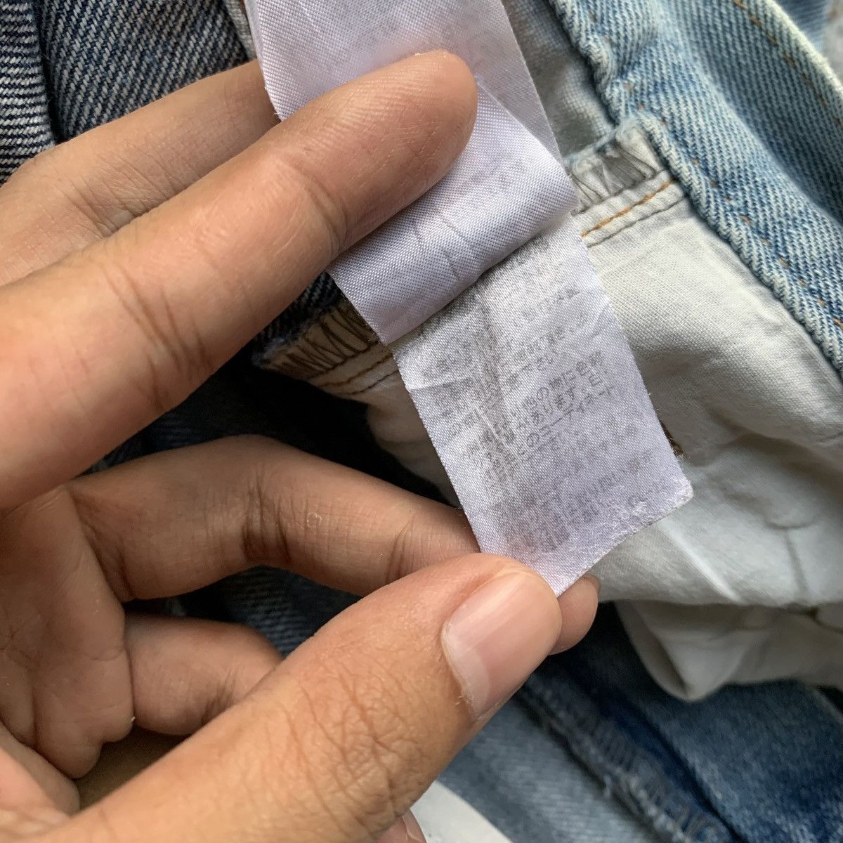 Issey Miyake × Japanese Brand × Ne-Net 2000s Ne-net Patchwork Issey Miyake Wide Baggy Denim Pants Size US 30 / EU 46 - 10 Thumbnail