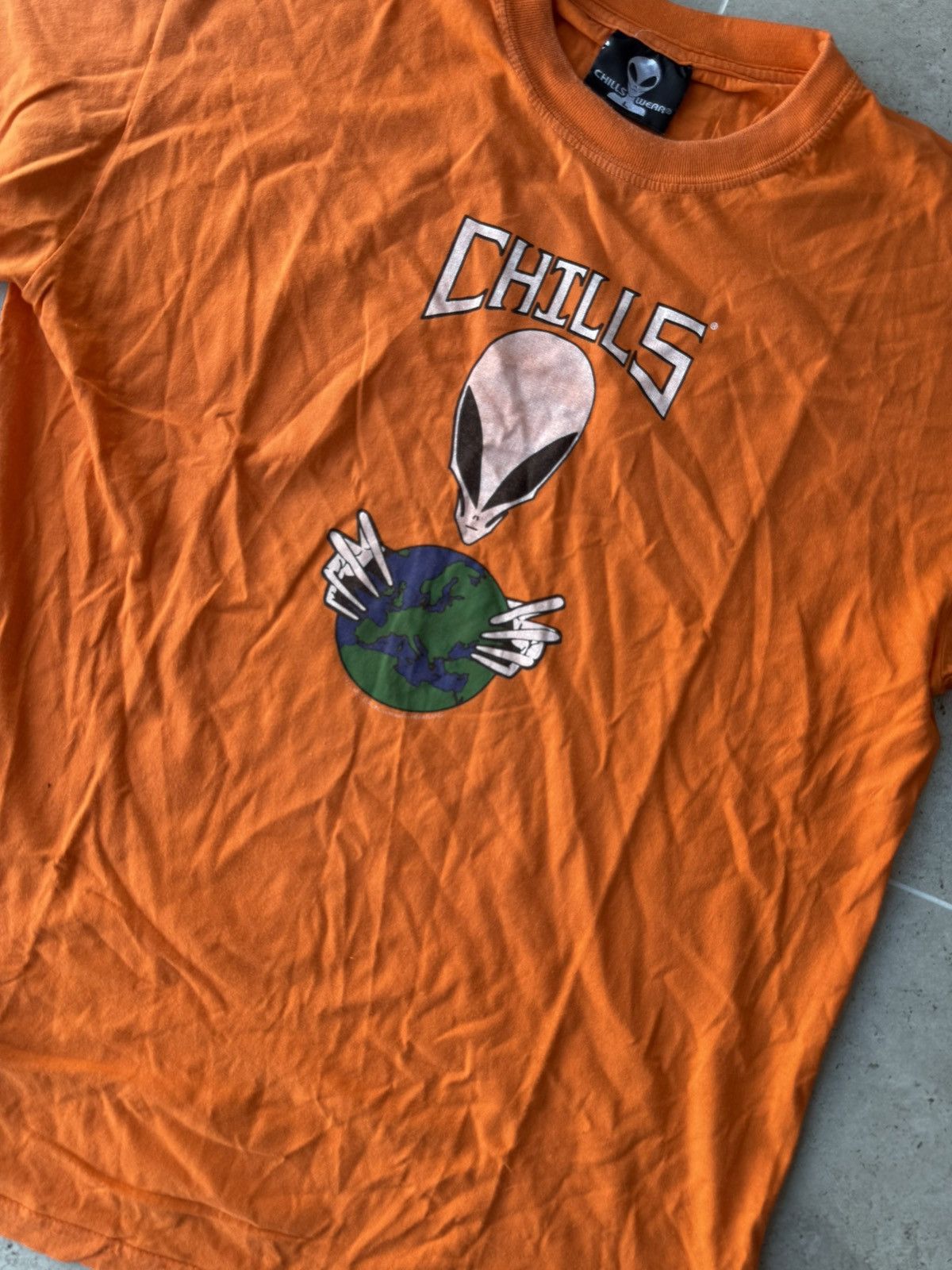 Vintage Rare Vintage 1993 Chills wear t shirt Size US L / EU 52-54 / 3 - 3 Thumbnail