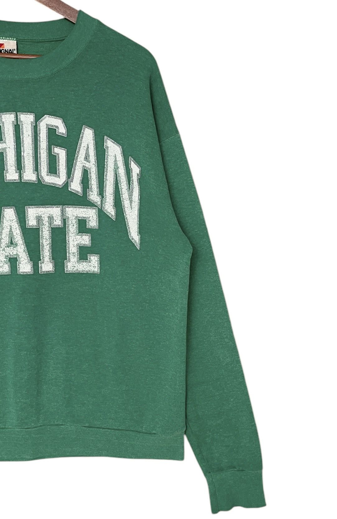 Vintage Vintage Michigan State Sweatshirt Made In Usa 1990s Size US XL / EU 56 / 4 - 4 Thumbnail