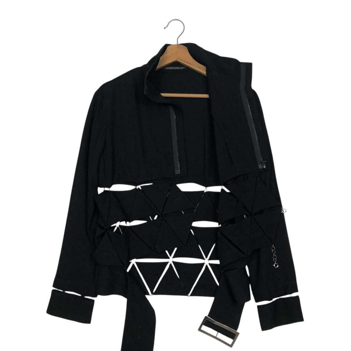 Yohji Yamamoto 🔥AN ORAL HISTORY YOHJI YAMAMOTO CROPPED JACKET Size US M / EU 48-50 / 2 - 15 Thumbnail