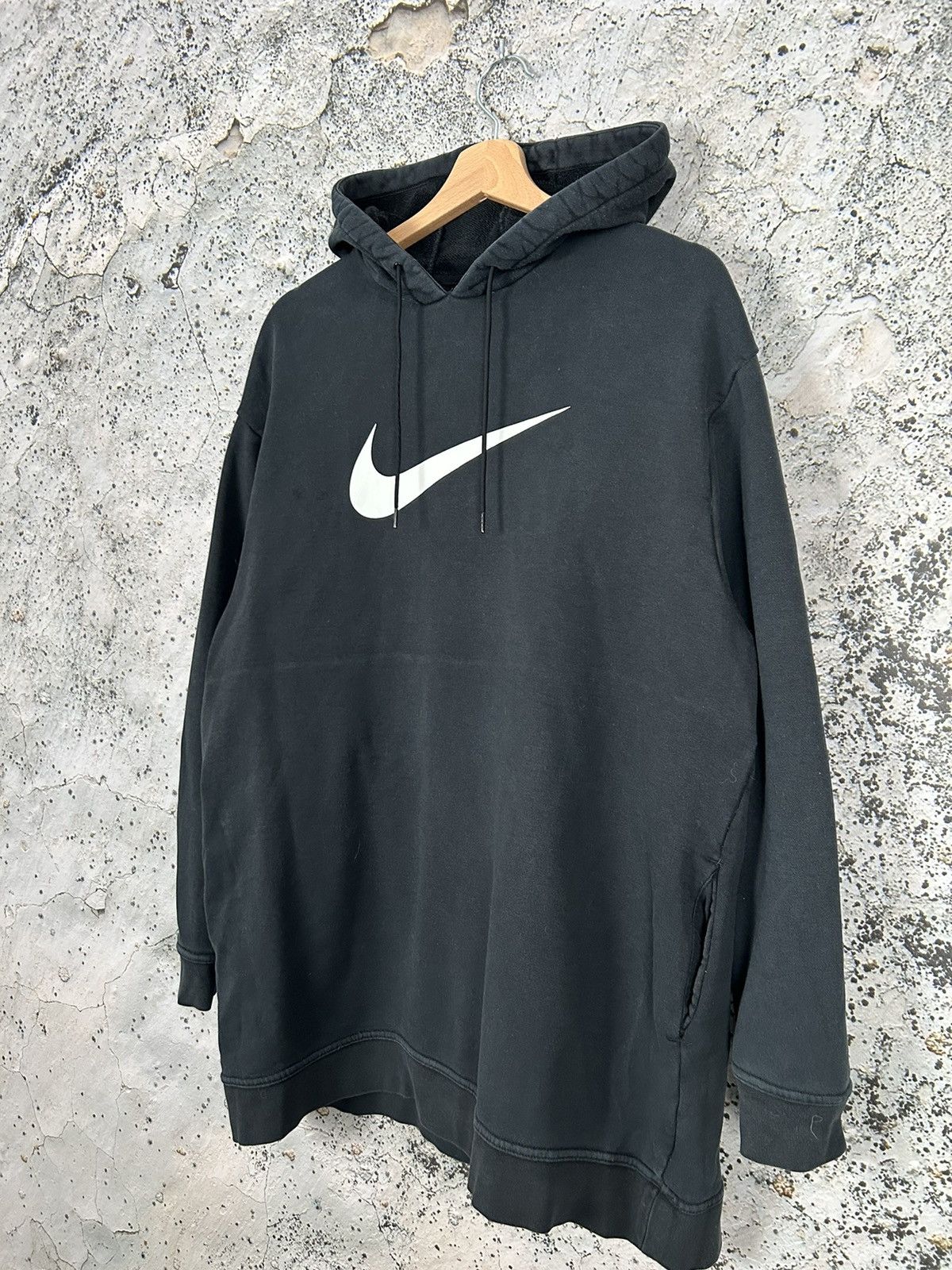 Nike Nike Big Swoosh Logo Hoodie Streetwear Drill Hype Size US L / EU 52-54 / 3 - 2 Thumbnail