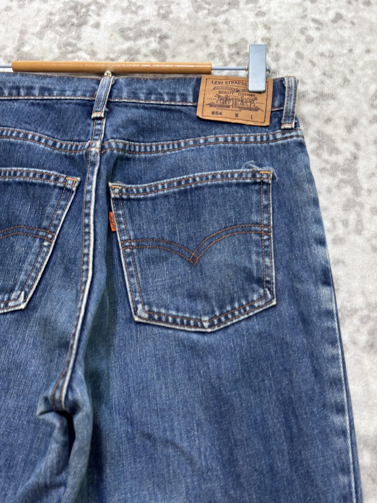 Levi's Vintage Levi’s 854 Orange Tab High Waist Mom Fit Denim Jeans Size US 28 / EU 44 - 11 Thumbnail