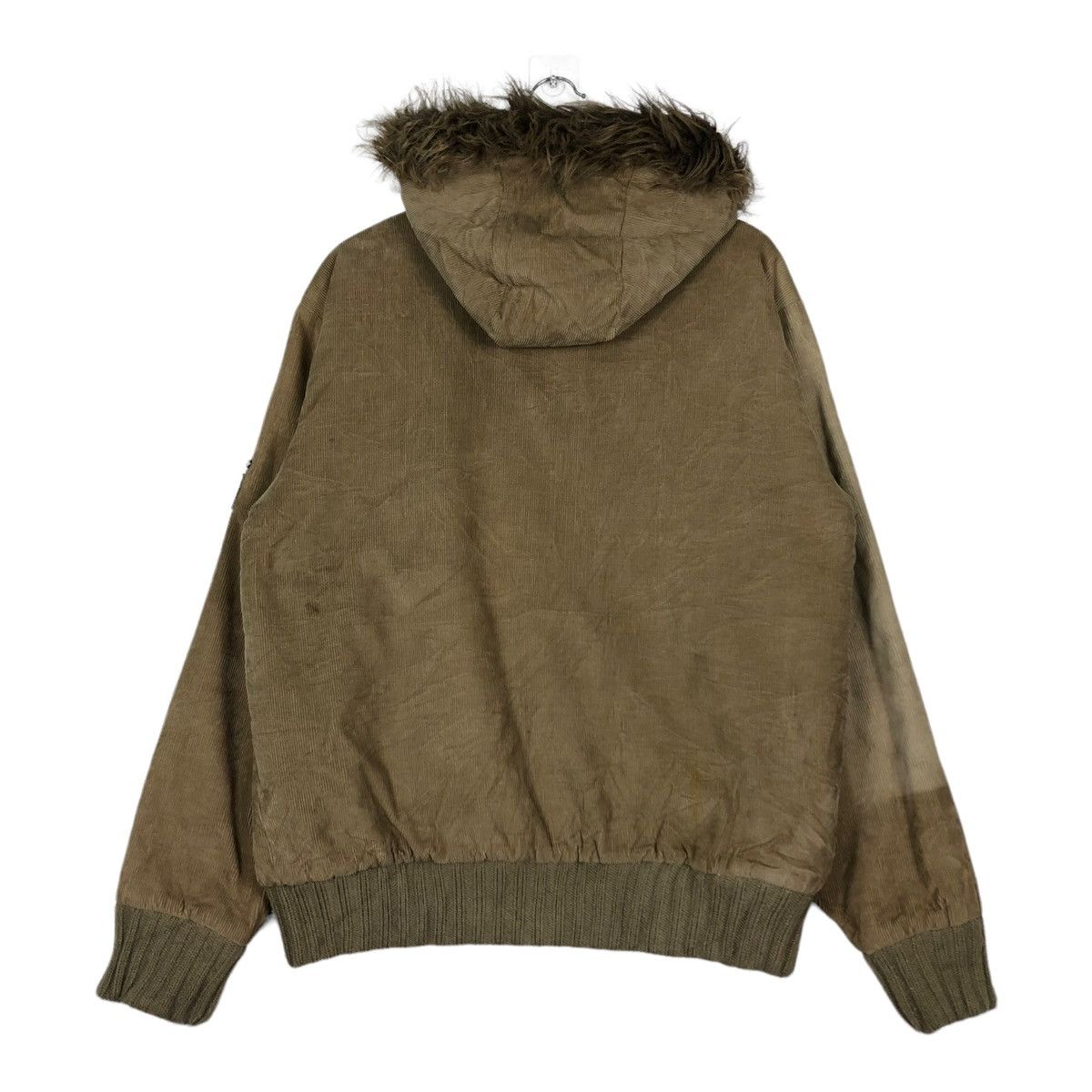 Billabong 🔥VINTAGE BIKER BOMBER JACKET BILLABONG MINK FUR HOODIE Size US M / EU 48-50 / 2 - 10 Thumbnail