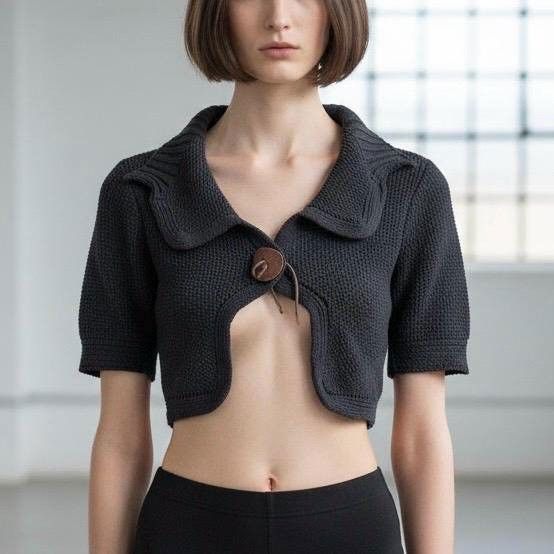 Other The Cop Copine Knitted Bolero Top Size ONE SIZE - 2 Thumbnail