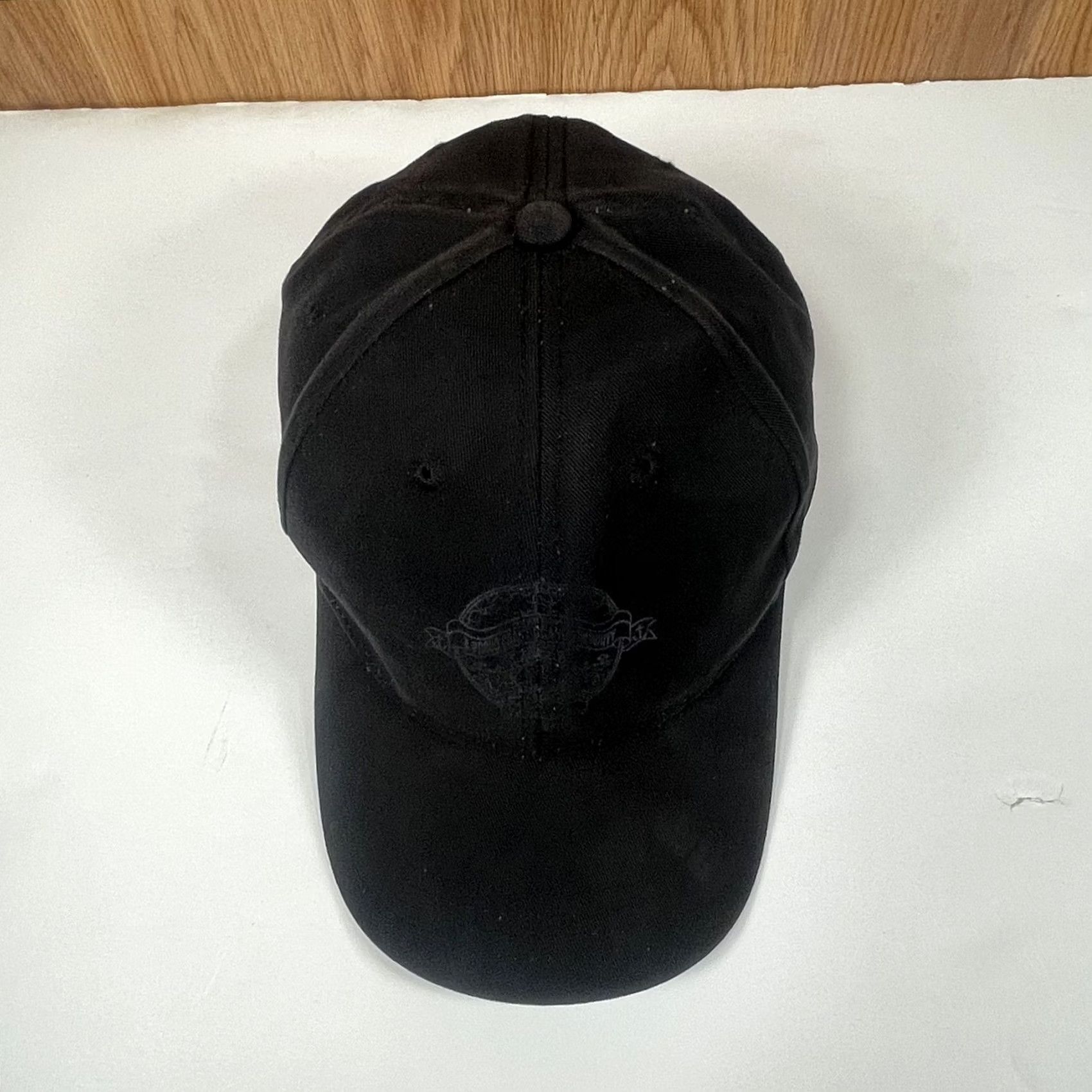 Vintage Unbranded Hat Baseball Cap Adult One Size Fits Most Black Adjustable StrapBack Size ONE SIZE - 2 Thumbnail