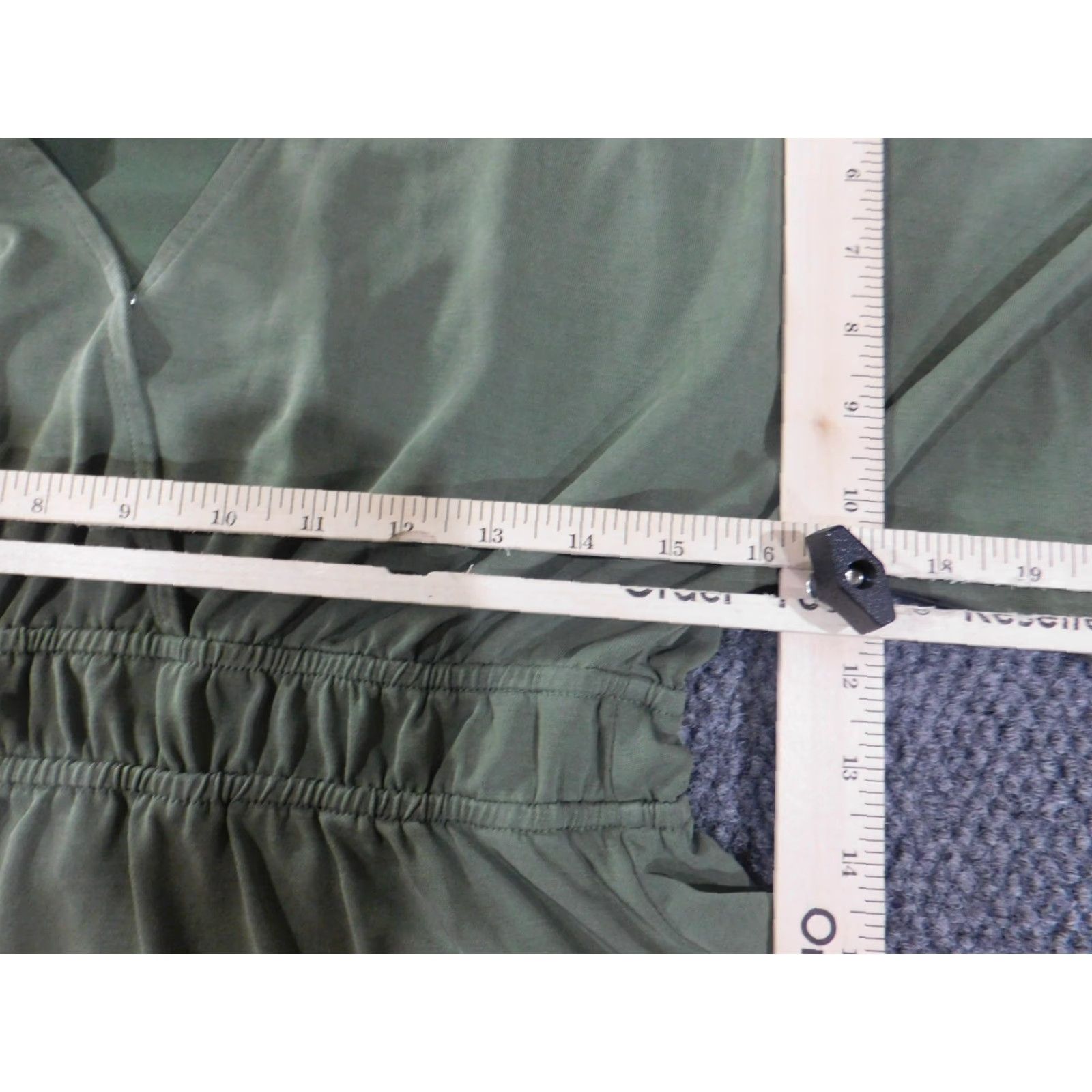 Lucky Brand Lucky Brand Blouse Shirt Womens V-Neck Pullover Knit Modal Green S Short Sleeve Casual Classic Size S / US 4 / IT 40 - 5 Thumbnail