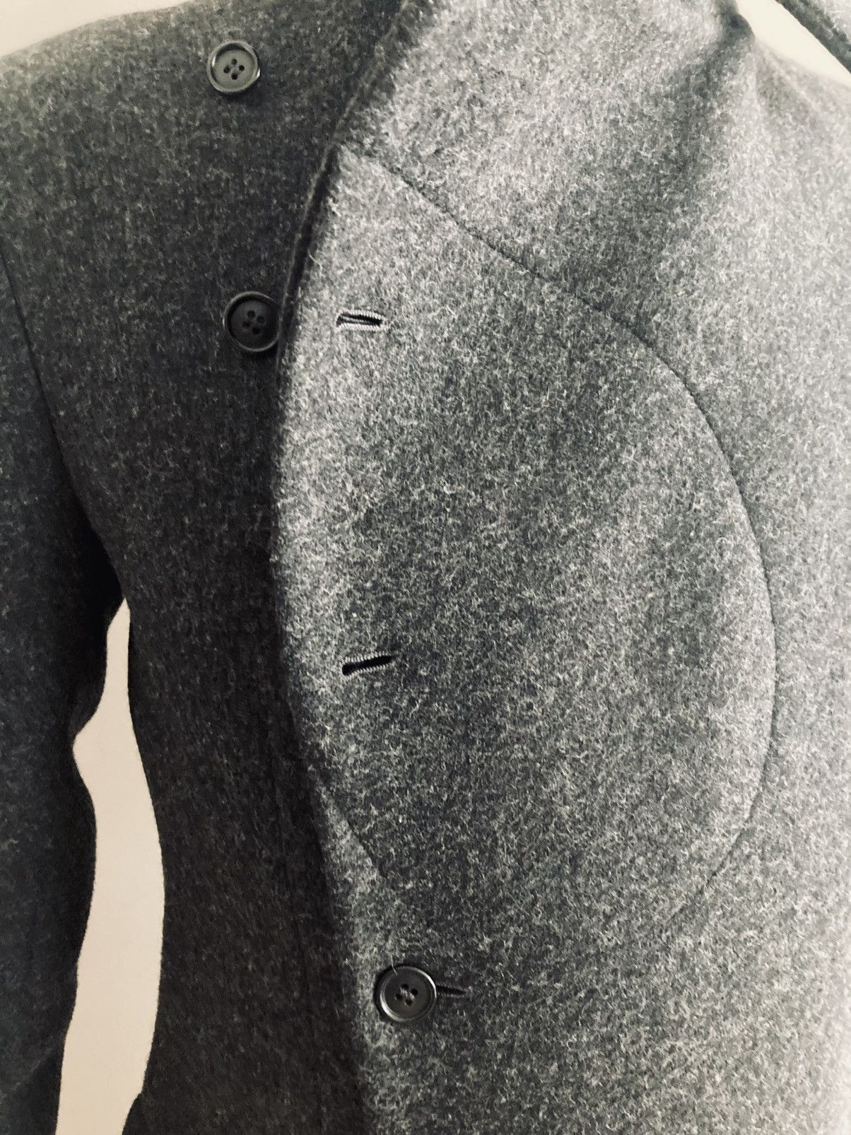 Alexander McQueen Alexander McQueen 2008 fitted gray wool coat Size US M / EU 48-50 / 2 - 3 Thumbnail