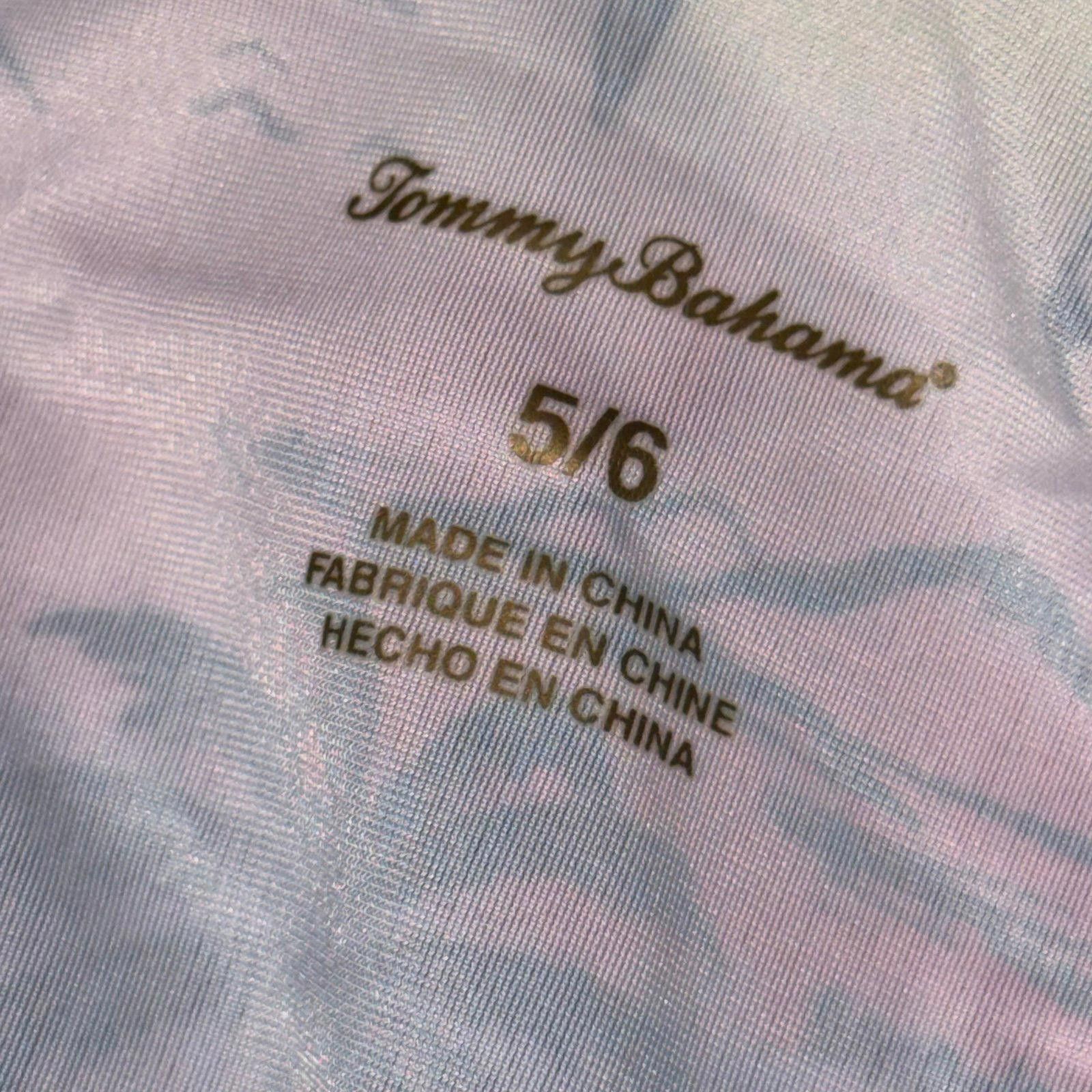 Tommy Bahama Tommy Bahama Girls' Tropical One-Shoulder Swimsuit Size 5/6 Size ONE SIZE - 5 Thumbnail