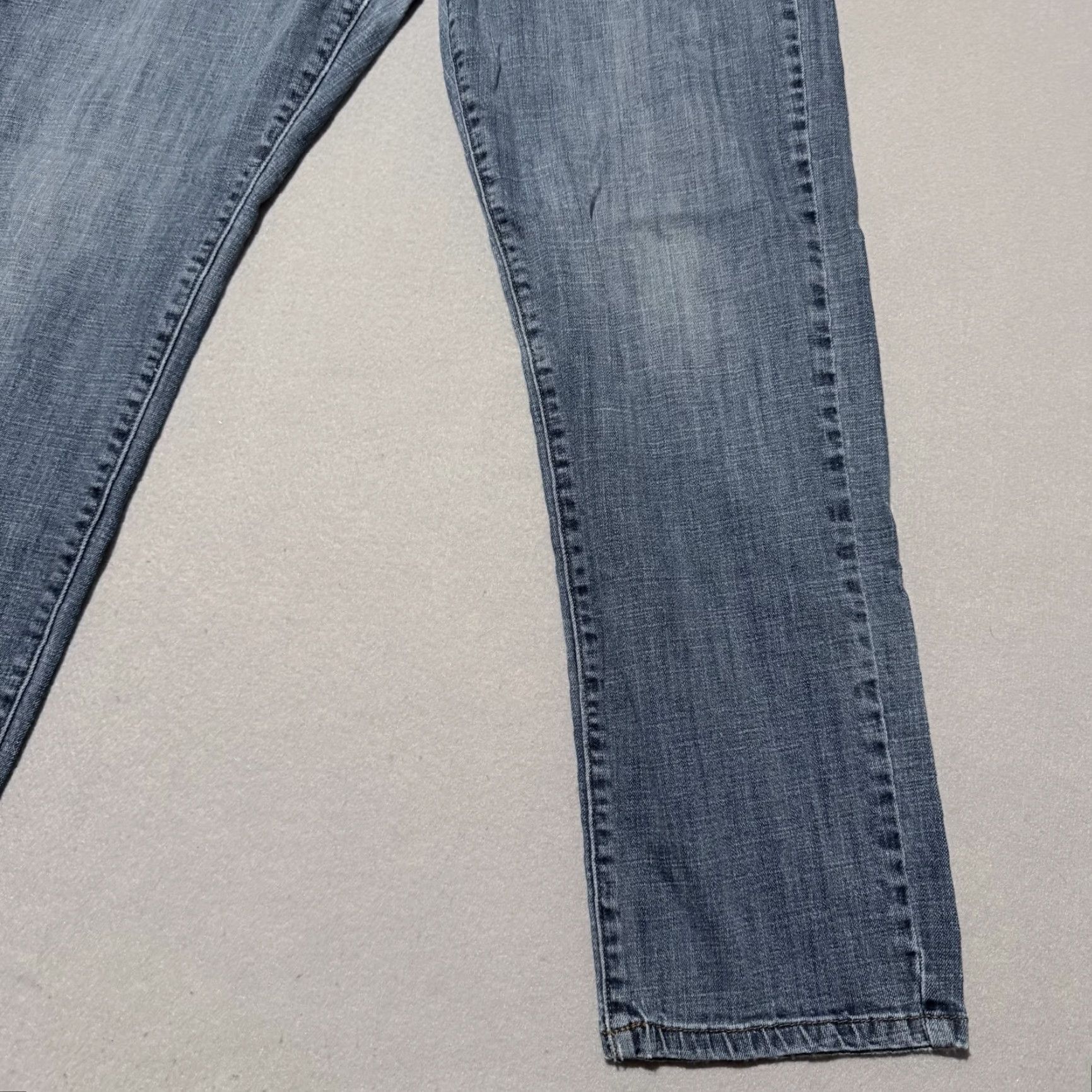 Lucky Brand Lucky Brand 221 Straight Jeans Mens Blue Medium Wash Denim Pockets - 36x32 Size US 36 / EU 52 - 6 Thumbnail