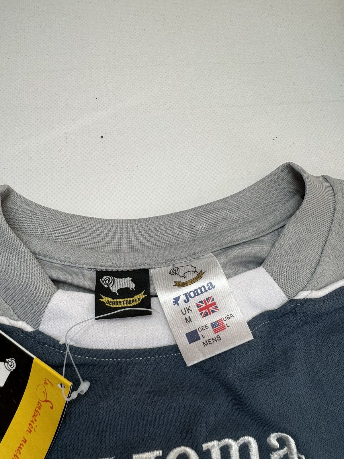 Umbro RARE VINTAGE Derby County Umbro soccerjerset new with tag Size US L / EU 52-54 / 3 - 6 Thumbnail