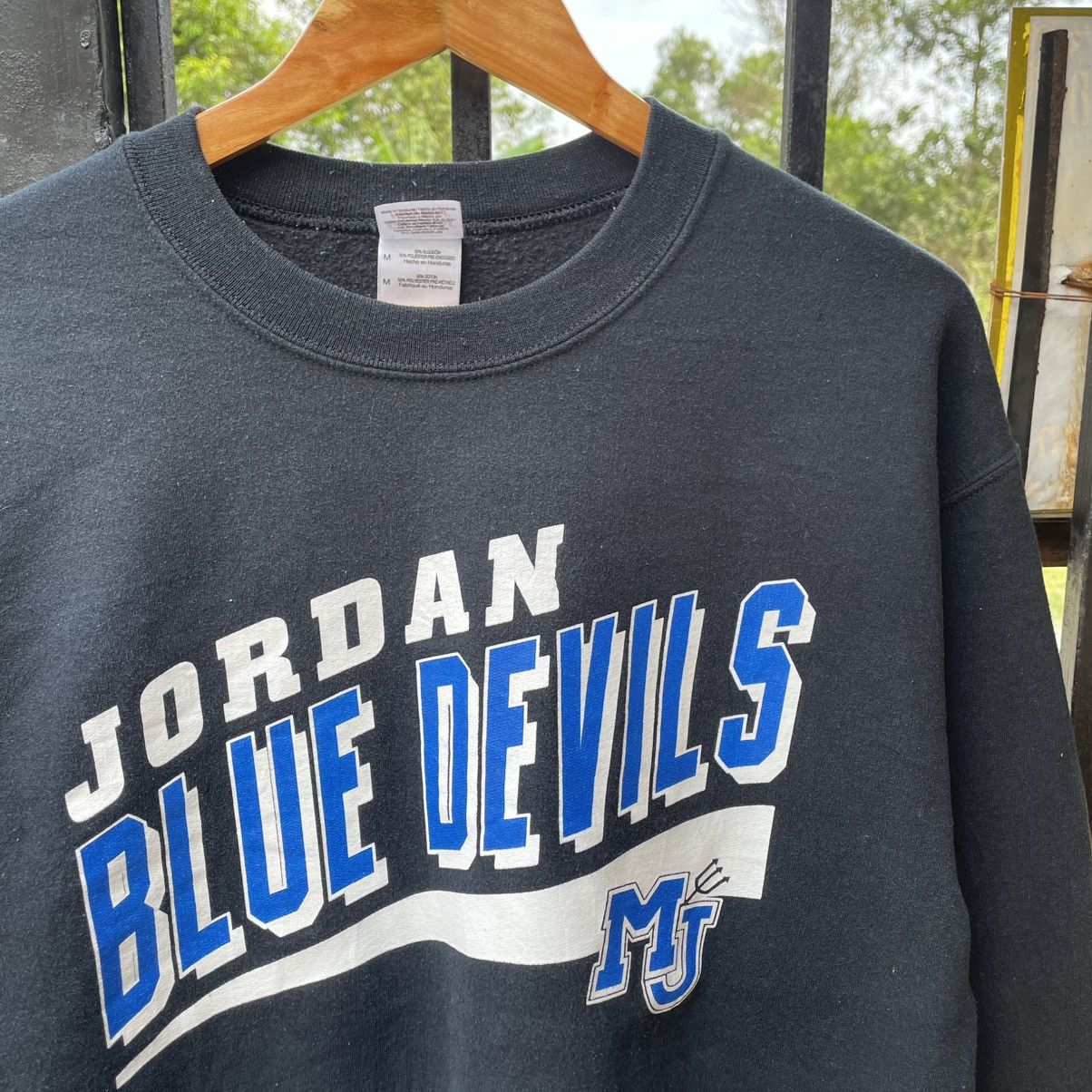 Vintage 🔥Vintage Jordan Blue Devils Big Logo Jumper Sweatshirts Size US S / EU 44-46 / 1 - 6 Thumbnail