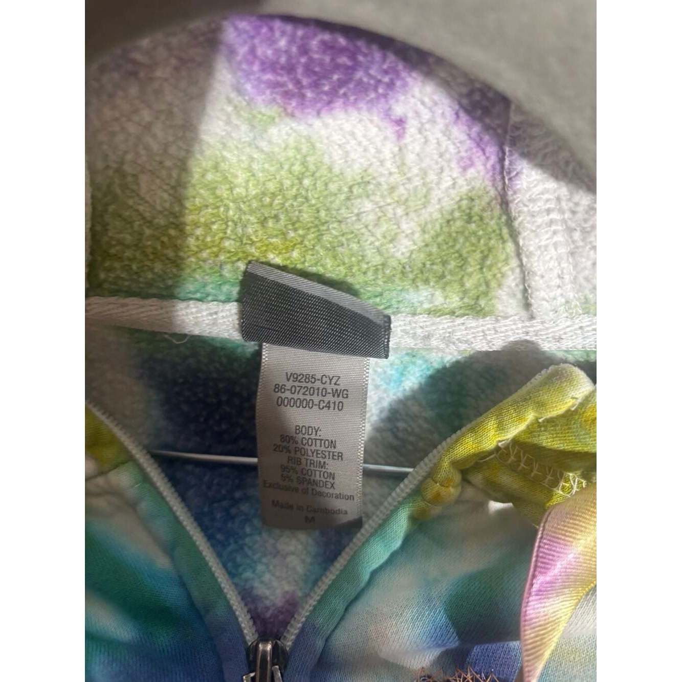Champion Reworked Dead Champion Stay Weird Mushroom Tie Dye Full Zip Size M / US 6-8 / IT 42-44 - 8 Thumbnail
