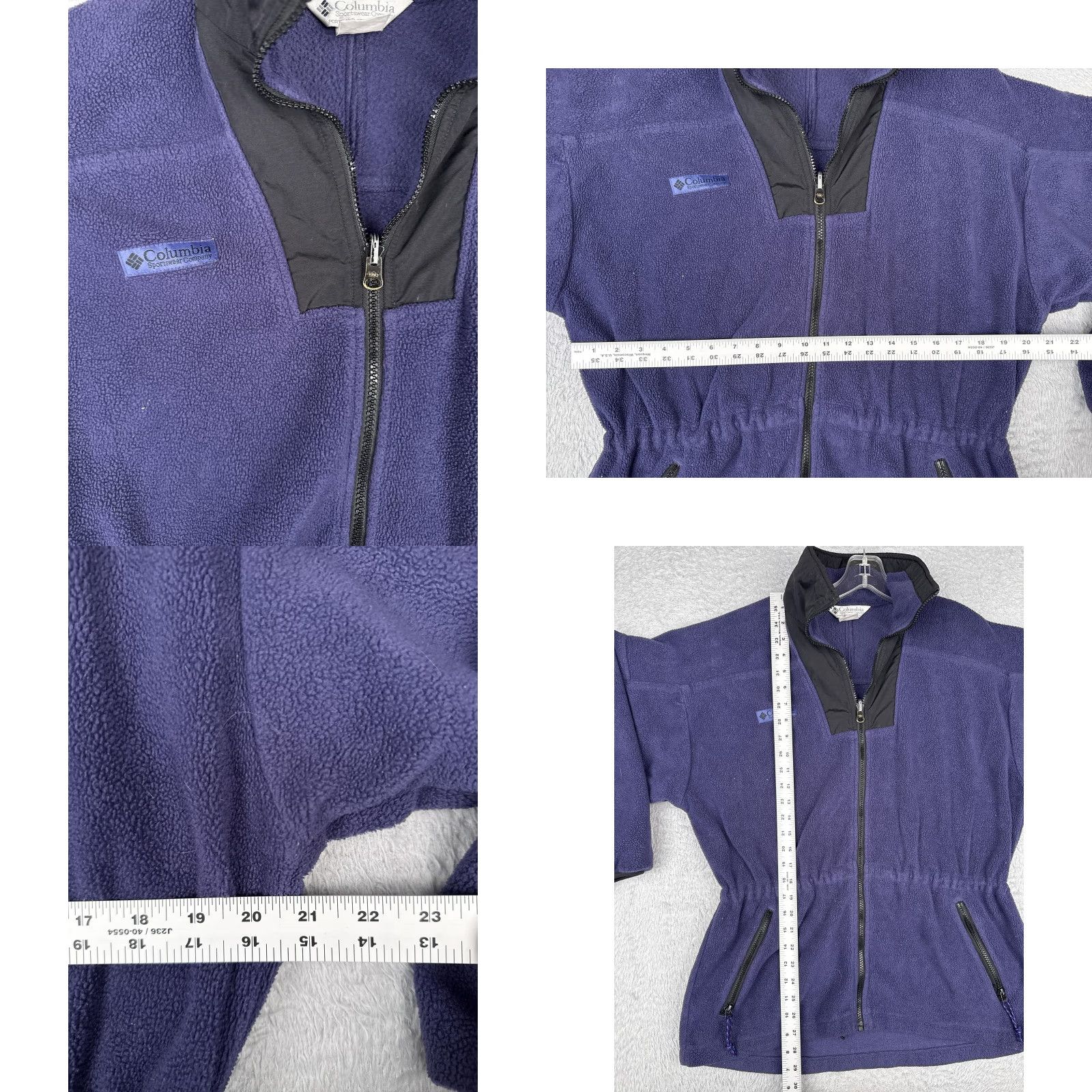 Vintage VINTAGE Columbia Jacket Womens Large Purple Full Zip Waist Cinch 90s Size L / US 10 / IT 46 - 8 Thumbnail