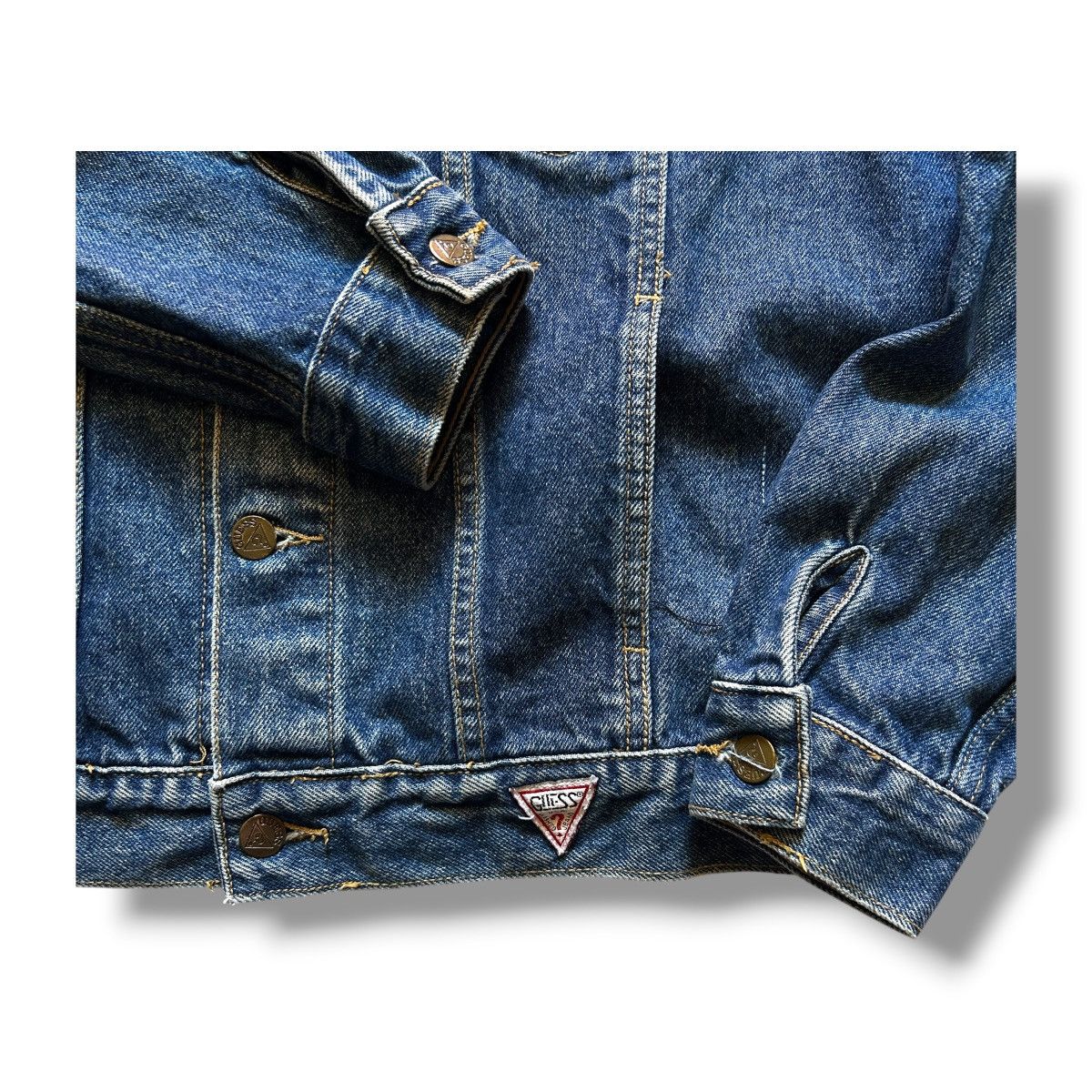 Guess guess denim trucker jacket Size US L / EU 52-54 / 3 - 5 Thumbnail