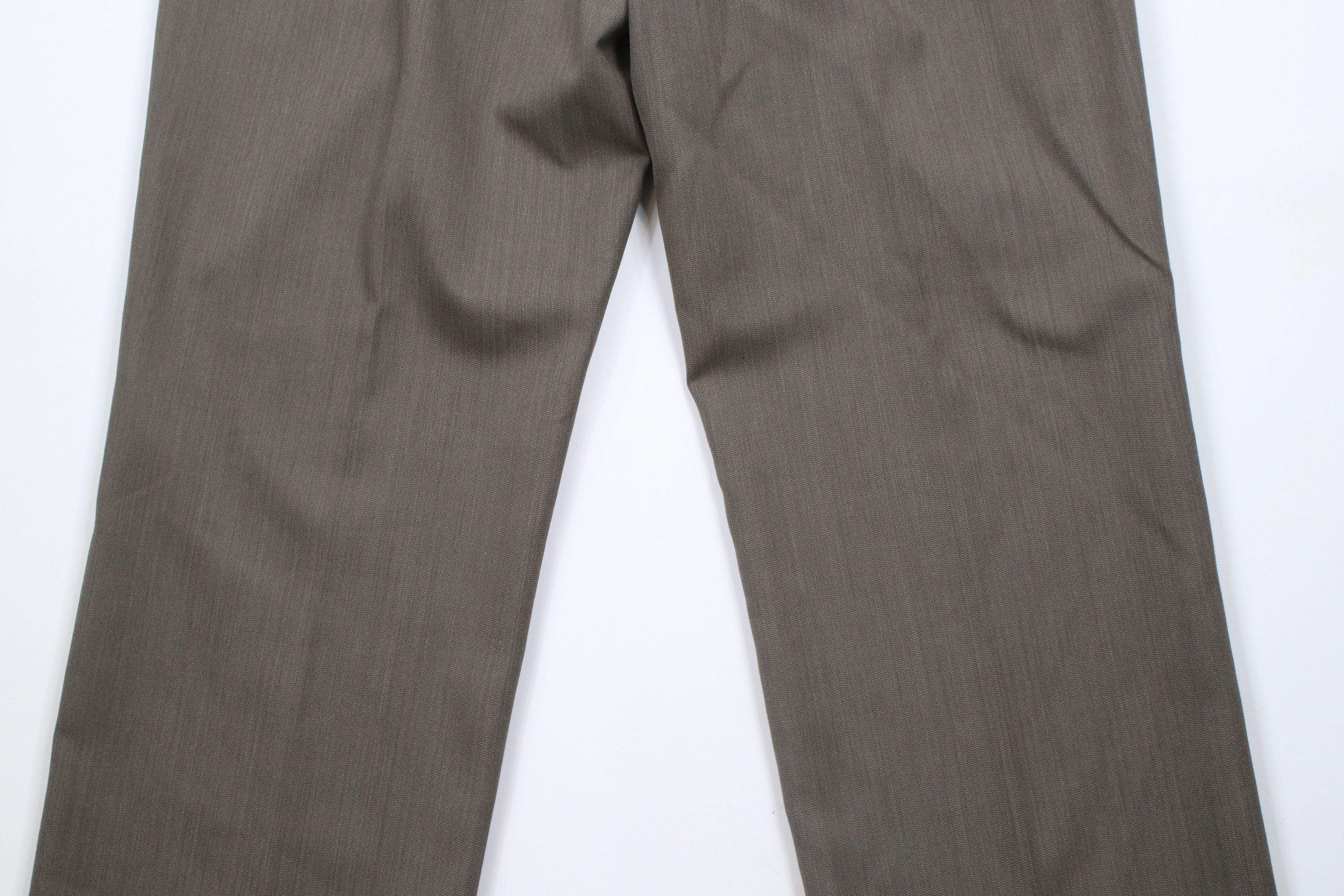 Vintage Vintage 90s Streetwear Wool Blend Wide Leg Chino Pants Brown Size US 34 / EU 50 - 12 Thumbnail