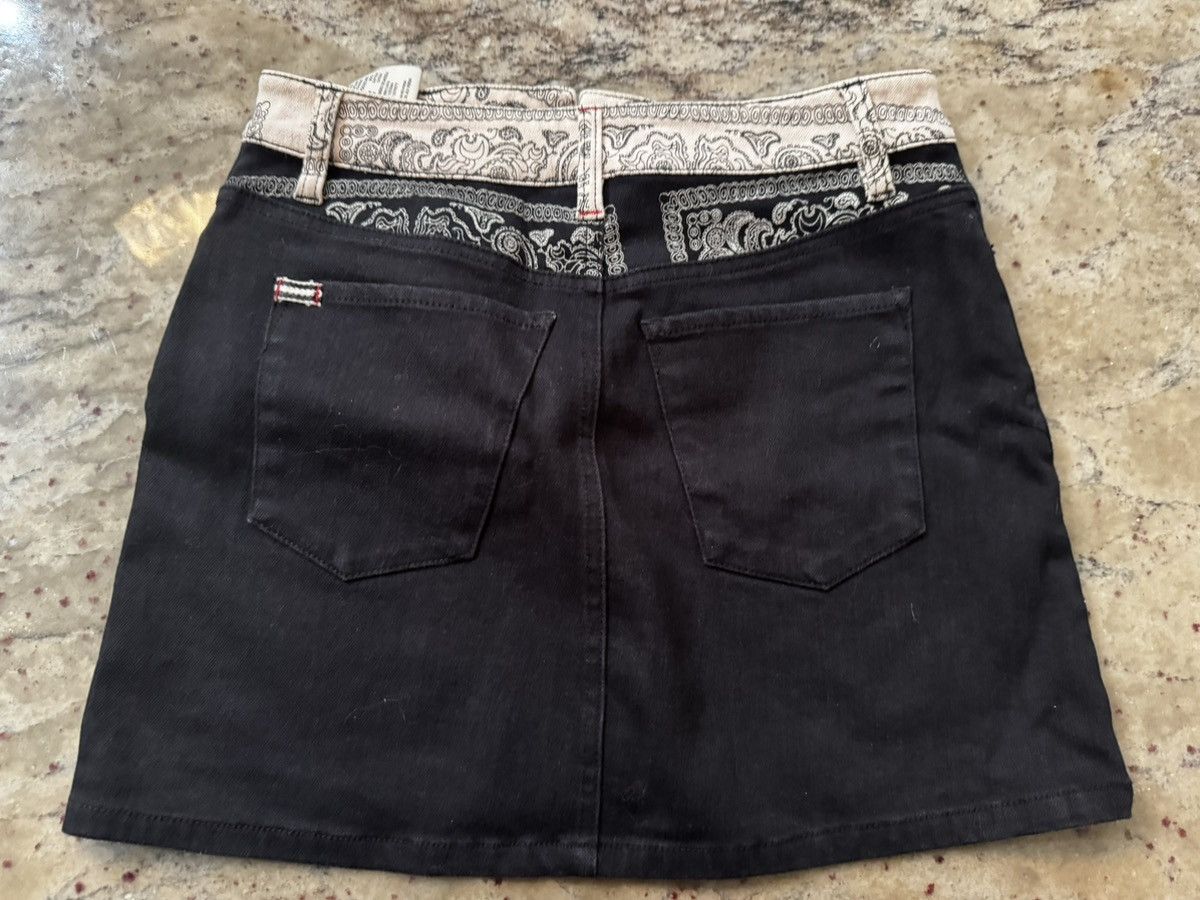 Alice + Olivia Black Alice + Olivia white henley pattern skirt Size 26" / US 2 / IT 38 - 7 Thumbnail