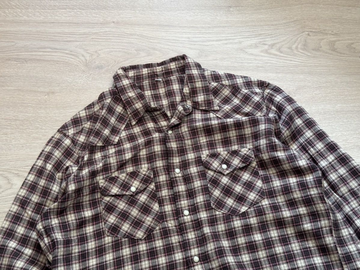 Uniqlo Vintage 00’s Uniqlo Japanese Flannel Shirt Size US XL / EU 56 / 4 - 2 Thumbnail