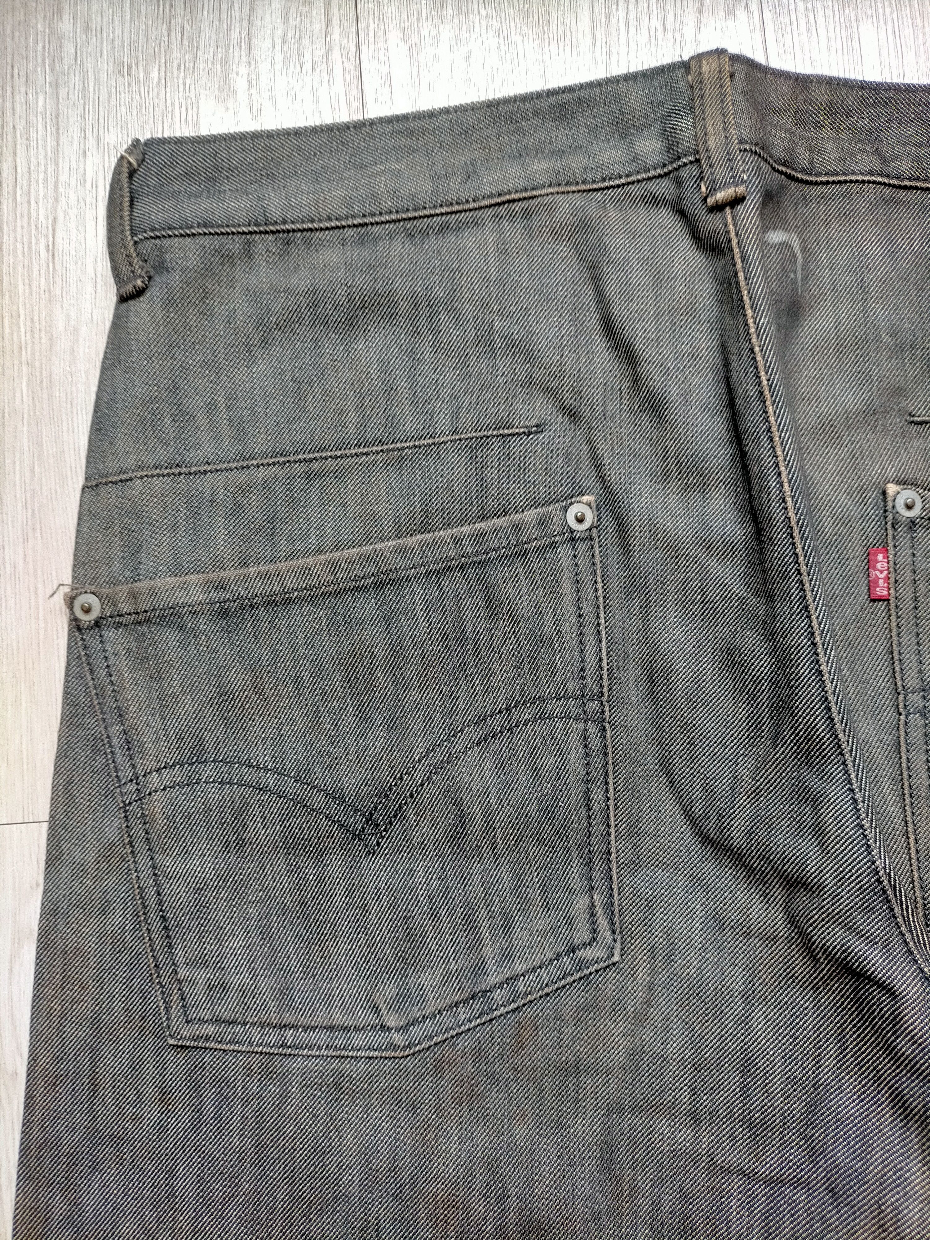 Levi's Vintage 1995 Levis Engineered Jeans Black Rusty Denim Pants Size US 33 - 9 Thumbnail