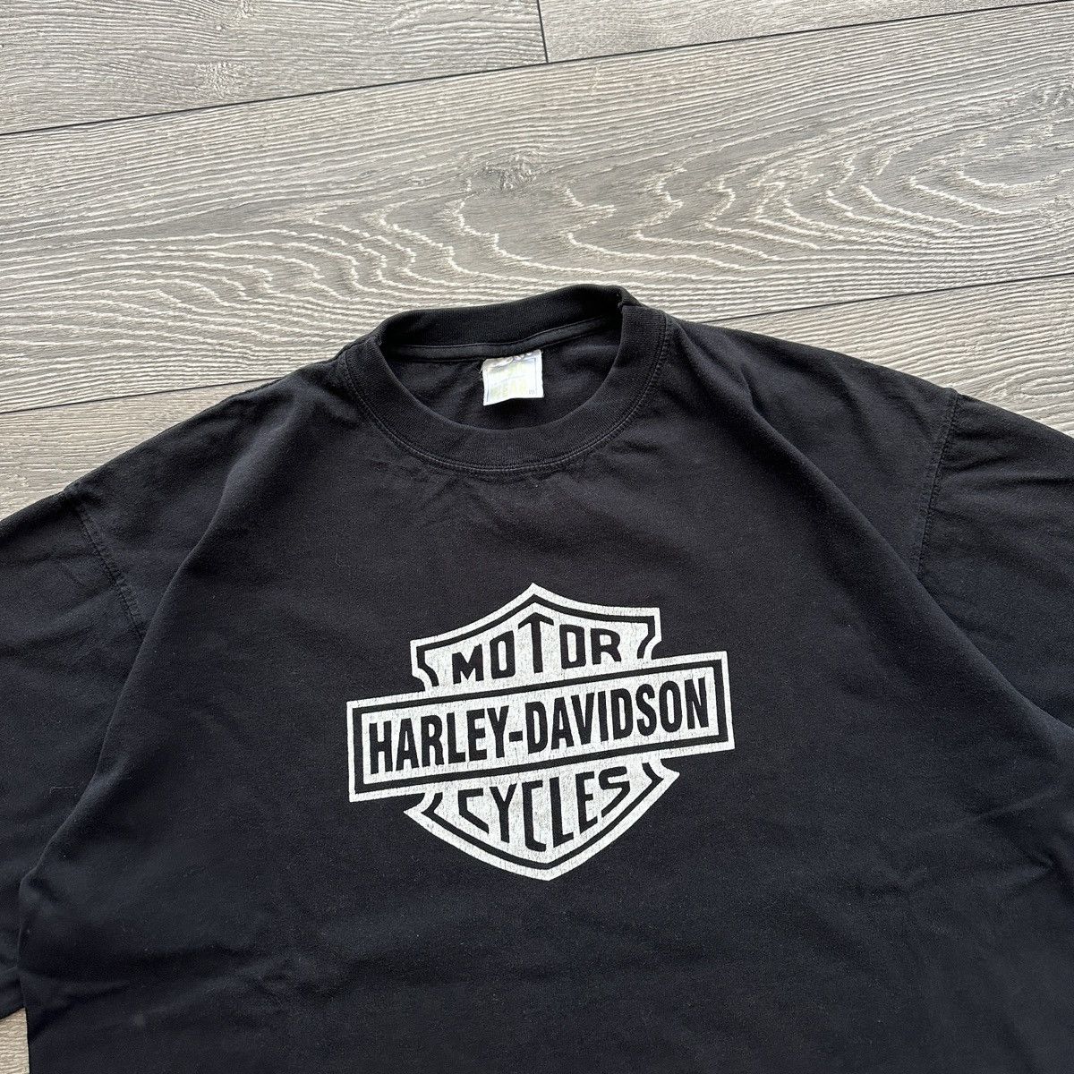 Vintage 90s Vintage Harley Davidson Stuttgart Germany Boxy Tee Size US XXL / EU 58 / 5 - 2 Thumbnail