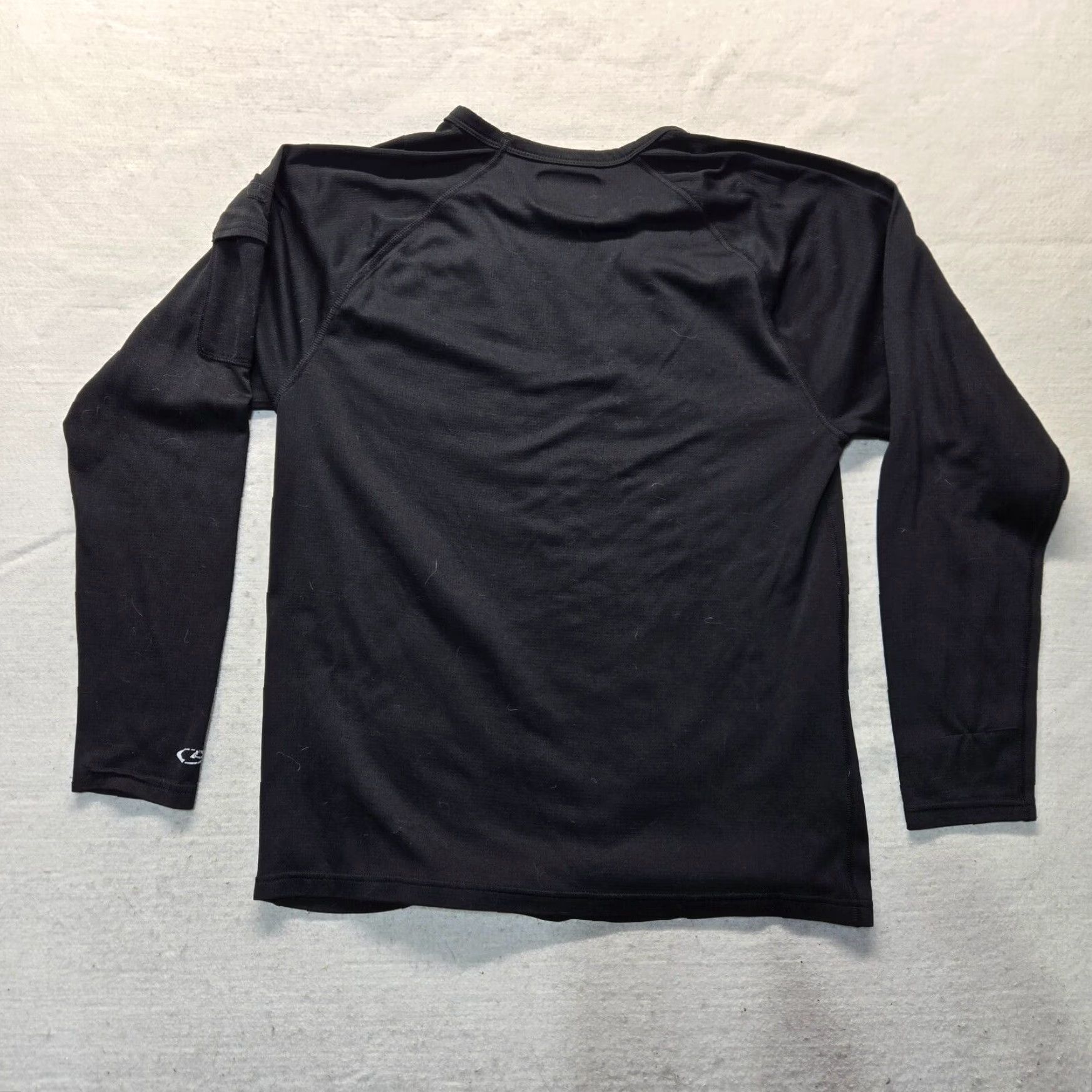 Champion Champion Base Layer Long Sleeve Top Shirt Mens Adult Large Black Size US L / EU 52-54 / 3 - 7 Thumbnail