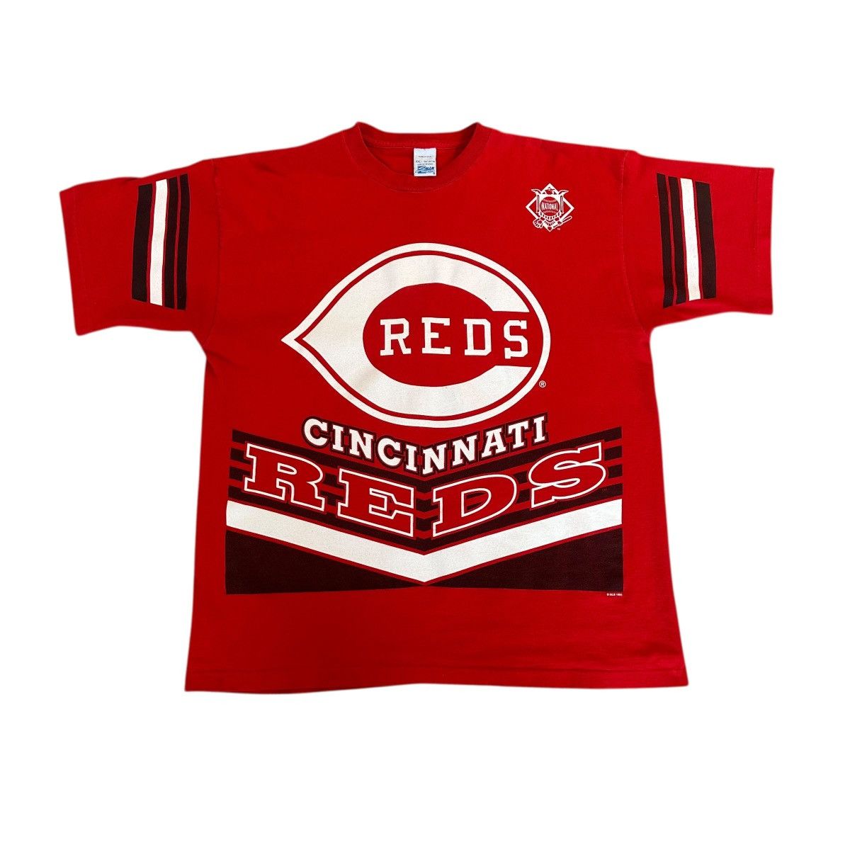 Salem Sportswear Vintage 1995 Cincinnati Reds MLB Salem Sports AOP shirt Size US XXL / EU 58 / 5 - 1 Thumbnail