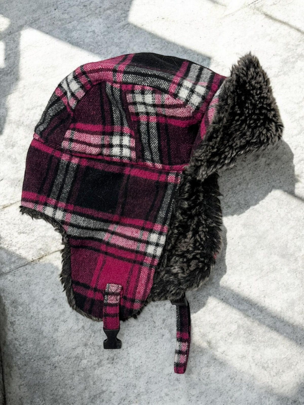 Vintage Vintage avant garde checked trapper ushanka hat if6was9 lgb Size ONE SIZE - 1 Thumbnail