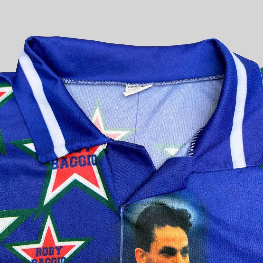 Vintage Roberto Baggio 1990 90s Vintage Soccer Italy Football Jersey Size US L / EU 52-54 / 3 - 4 Thumbnail