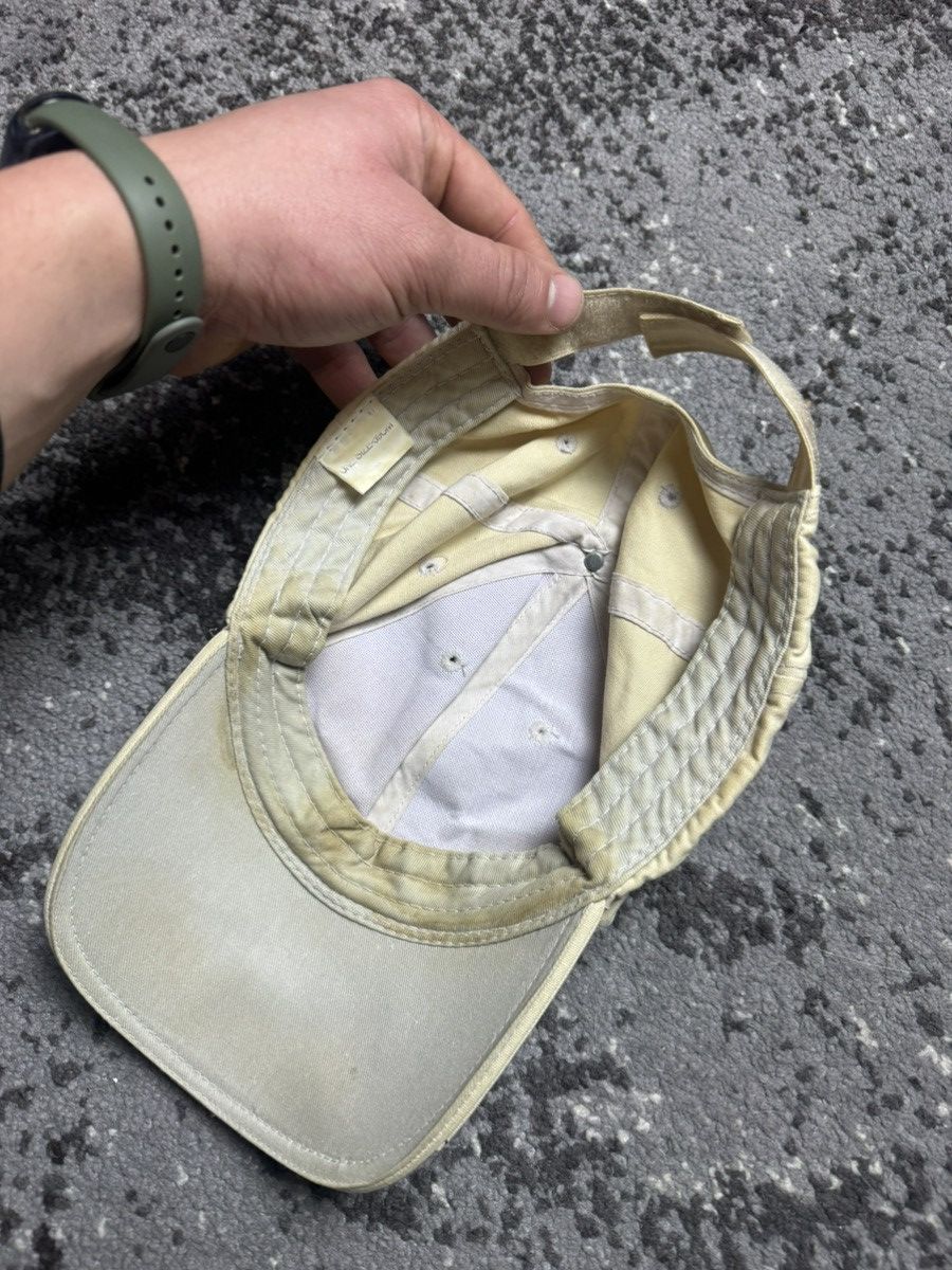 Japanese Brand × Vintage Vintage Y2K Avantgarde Stripe 35 Embroidered Logo Faded Cap Size ONE SIZE - 6 Thumbnail