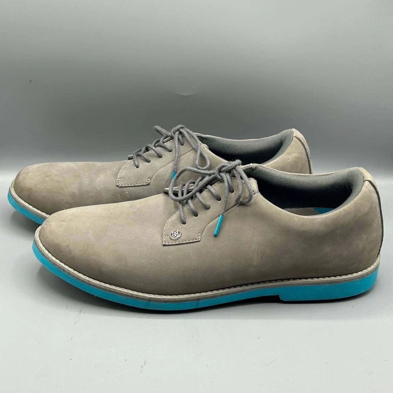 G/FORE G/FORE Leather Golf Shoes 10.5 Charcoal Sole SM151-529GLVT Size US 10.5 / EU 43-44 - 8 Thumbnail
