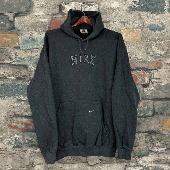 tan vintage nike hoodie