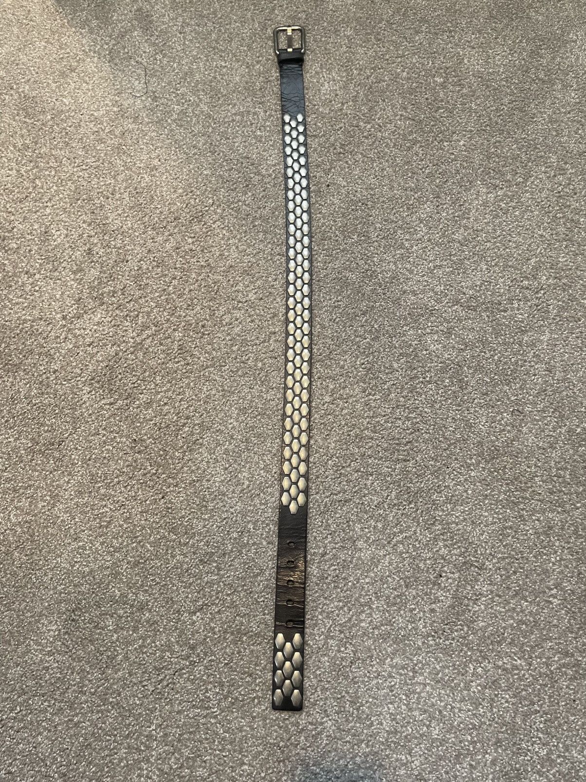 Other Vintage Honeycomb Studded Belt Size 38 - 6 Thumbnail