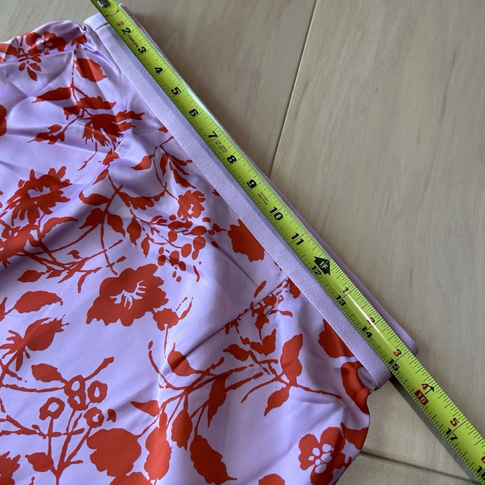 Outerknown Outerknown Skirt Womens M Pink Floral Print Midi Length Women Size 32" / US 10 / IT 46 - 5 Thumbnail
