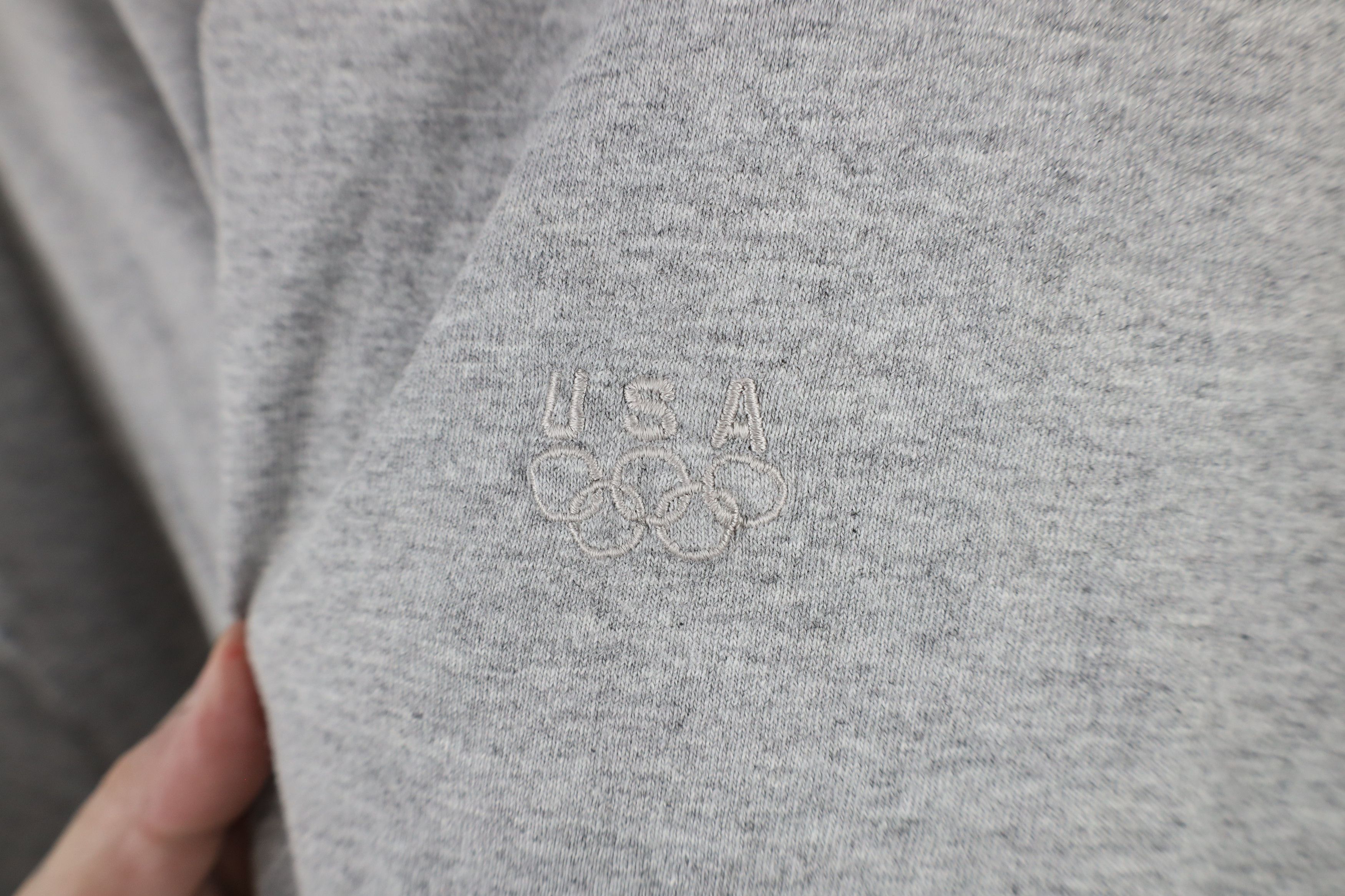 Vintage Vintage 90s USA Olympics Short Sleeve T-Shirt Heather Gray Size US XL / EU 56 / 4 - 4 Thumbnail