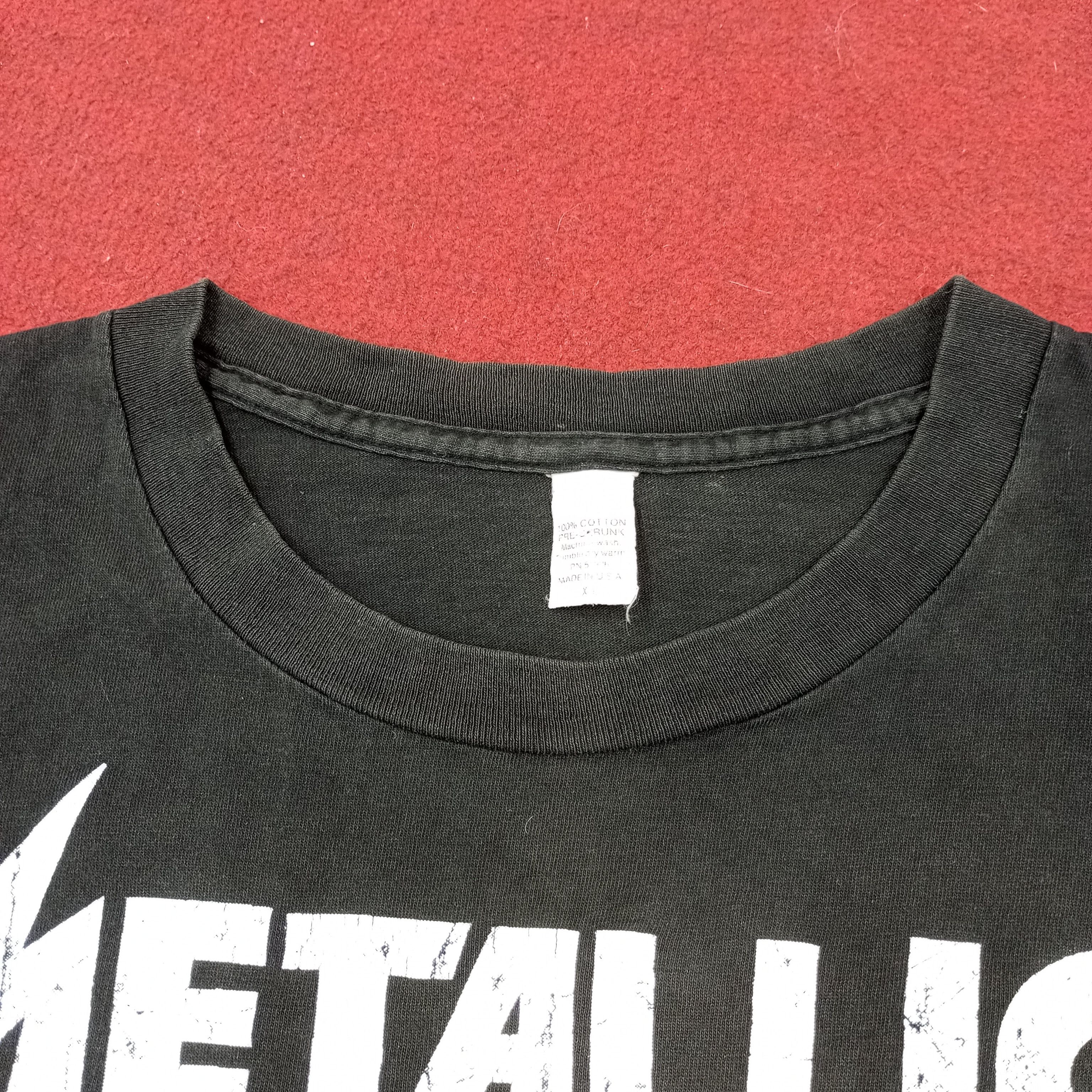Band Tees × Vintage Metallica Rock Band Music Summer Tour Vintage Tshirt Size US XXL / EU 58 / 5 - 7 Thumbnail