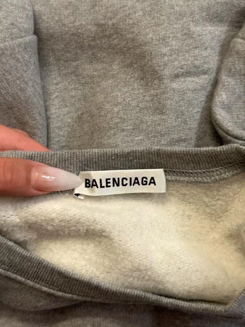 Balenciaga Balenciaga Gray Wheat Crown Sweater Size US XS / EU 42 / 0 - 2 Thumbnail