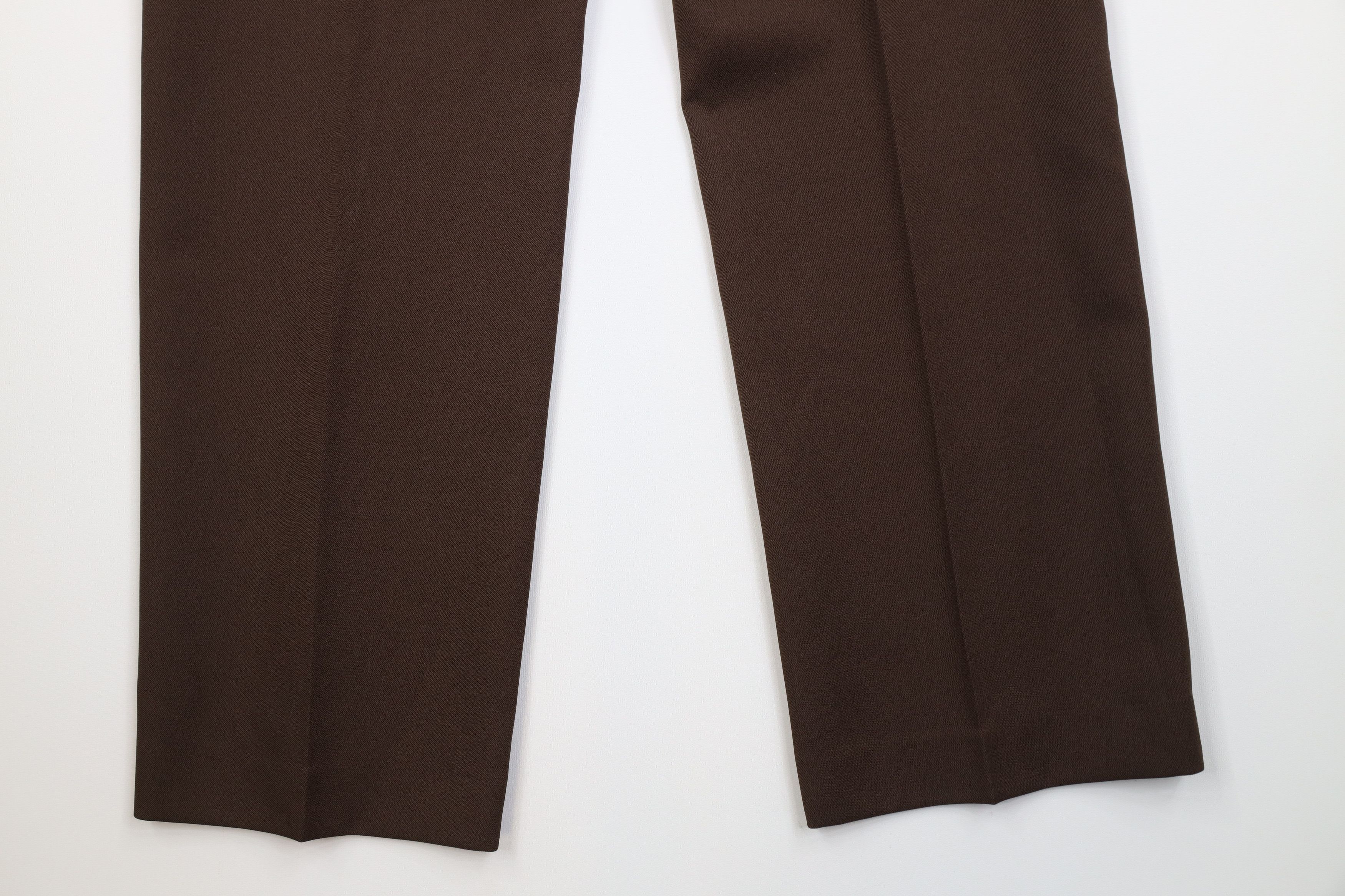 Vintage Vintage 70s Streetwear Flared Wide Leg Chino Pants Brown USA Size US 36 / EU 52 - 12 Thumbnail