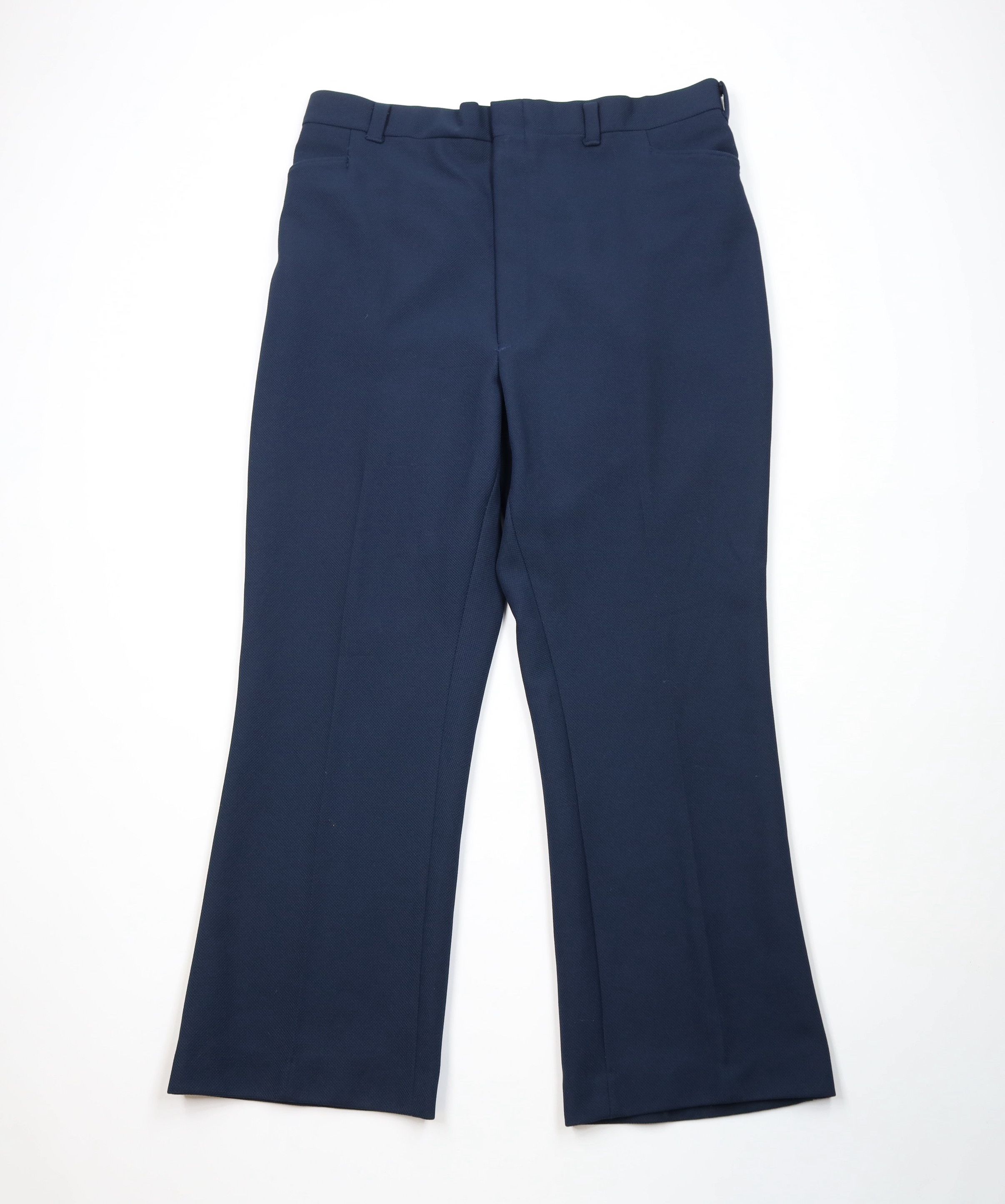 Vintage Vintage 70s Streetwear Bell Bottoms Chino Pants Blue USA Size US 32 / EU 48 - 1 Thumbnail
