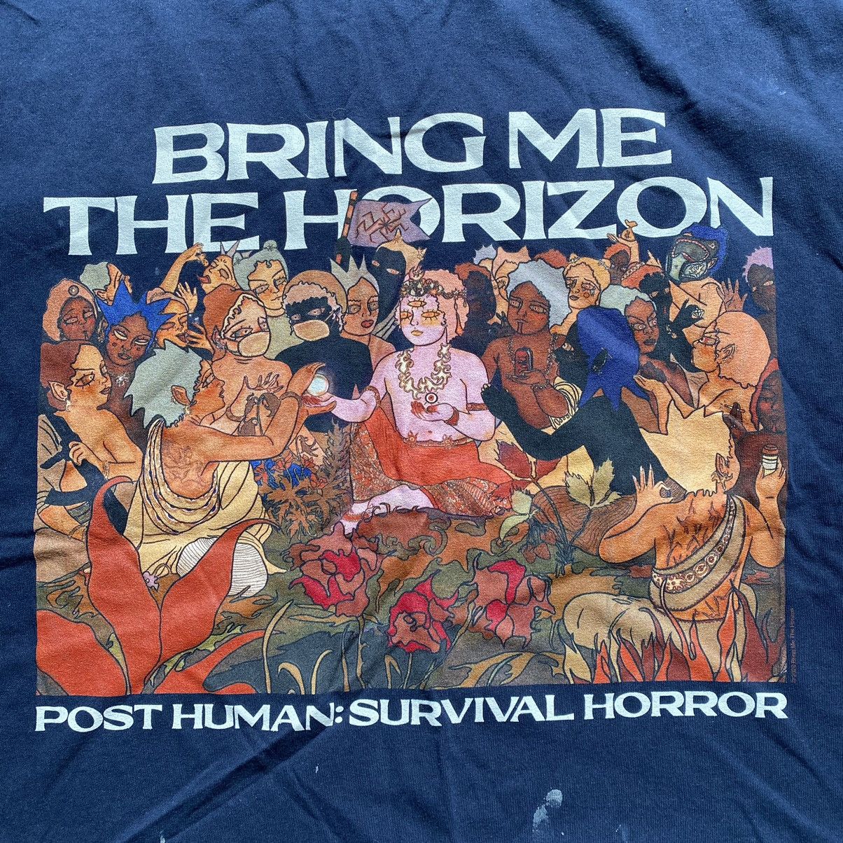 Band Tees AMAZING BRING ME THE HORIZON BAND POST HUMAN SURVIVAL HORROR Size US XXL / EU 58 / 5 - 2 Thumbnail