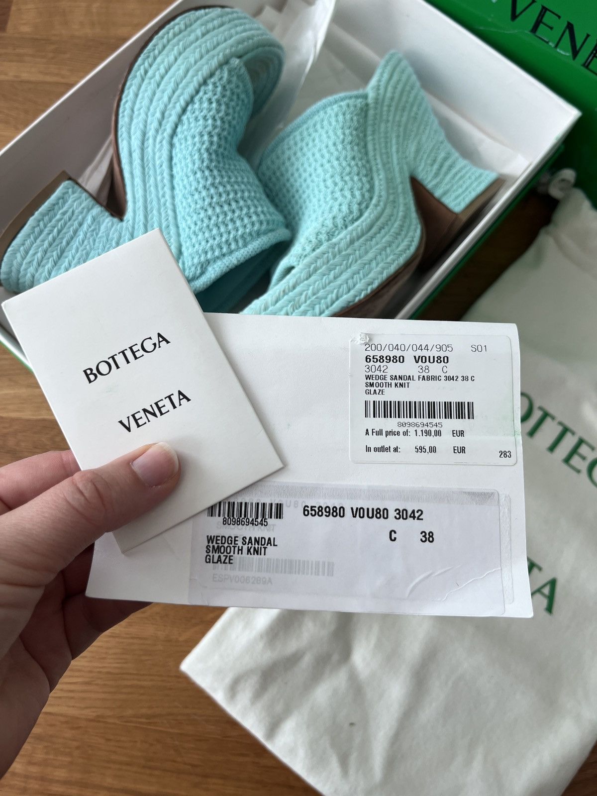 Bottega Veneta Bottega Veneta wedge sandals 38 Size US 7 / IT 37 - 4 Thumbnail