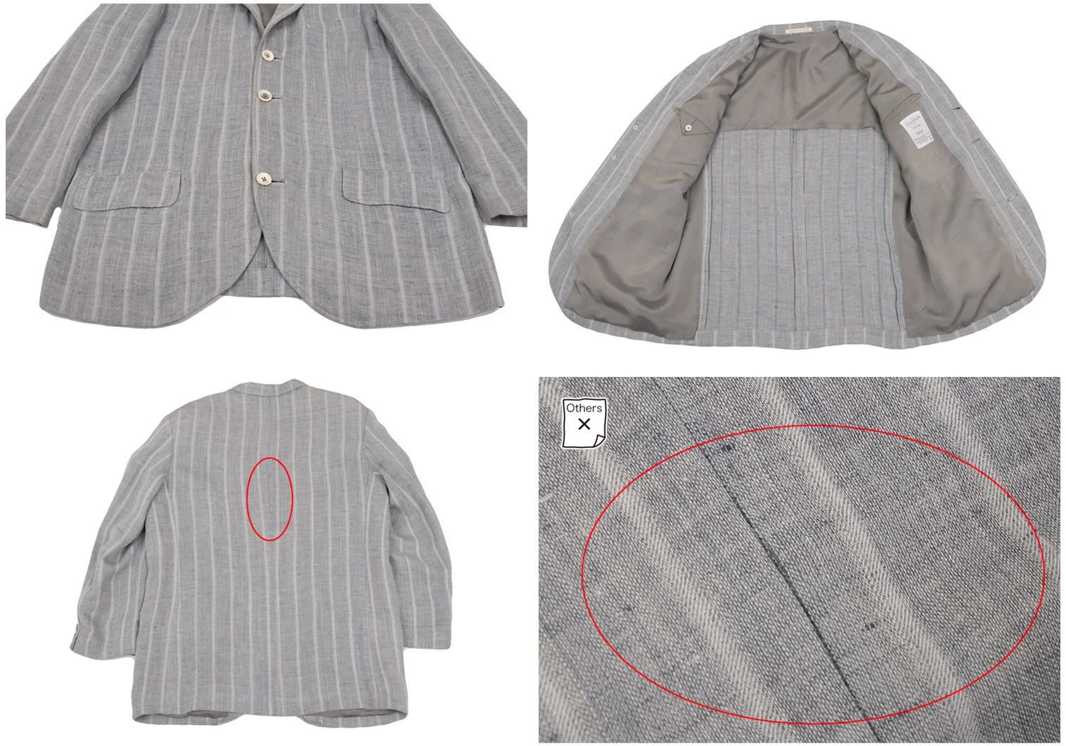 Yohji Yamamoto Yohji Yamamoto Linen Blend Stripe Suit Size US M / EU 48-50 / 2 - 7 Thumbnail