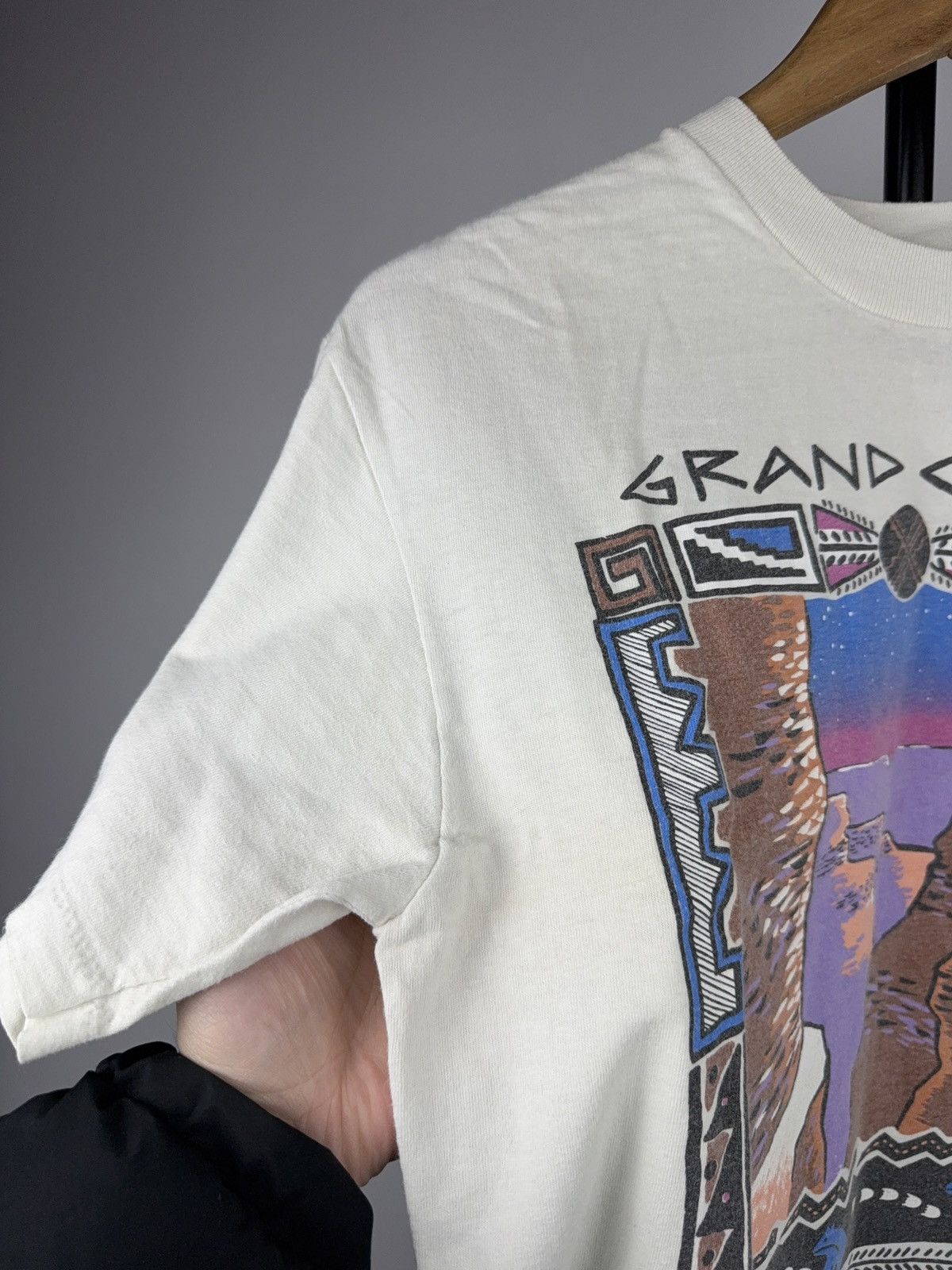 Vintage Vintage 90s Retro Grand Canyon Graphic Art Tee Oneita USA S Size US S / EU 44-46 / 1 - 3 Thumbnail