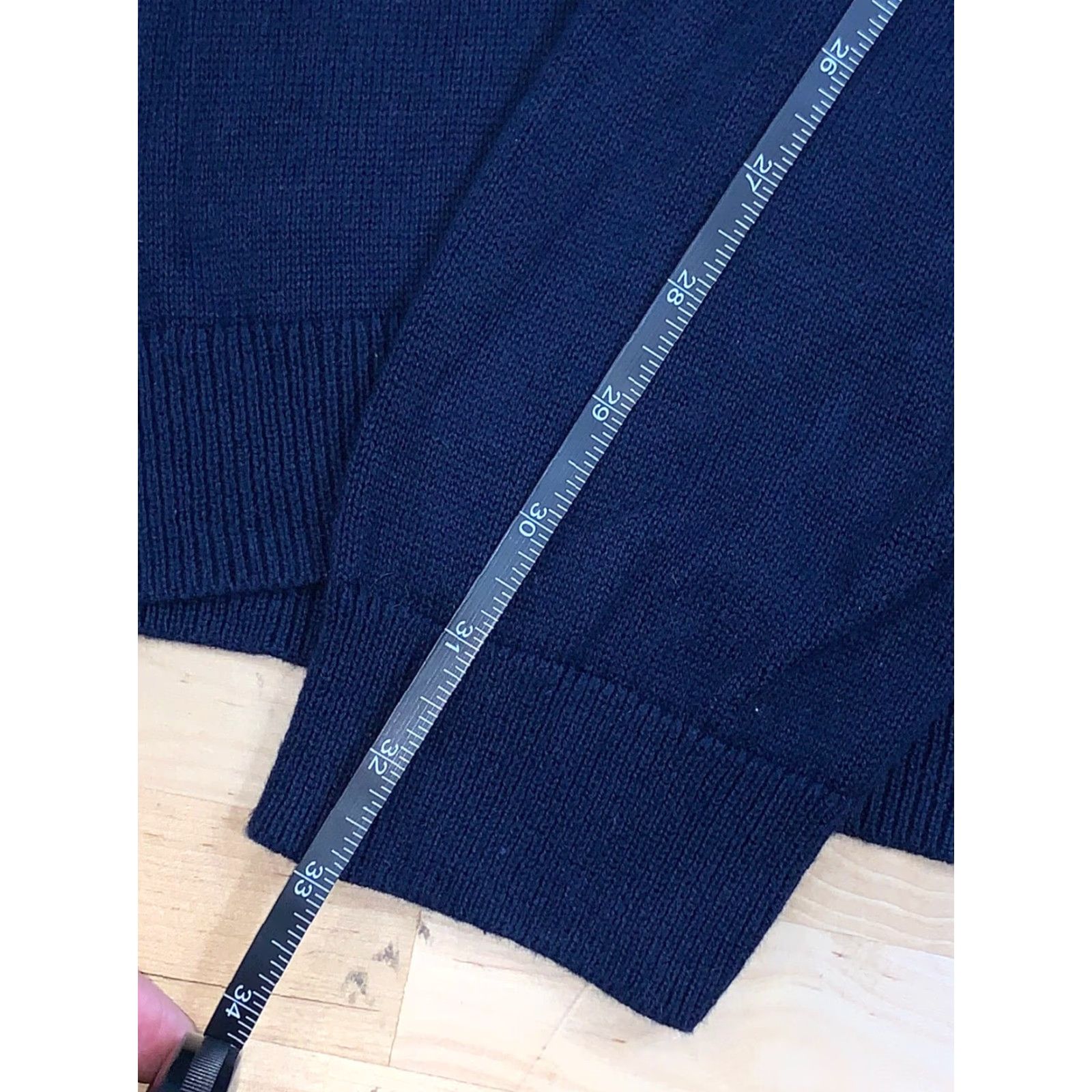 Calvin Klein Calvin Klein Pullover Sweater XL Blue Color Block Mock Neck Long Sleeve Men's 1/4 Zip Casual Size US XL / EU 56 / 4 - 6 Thumbnail