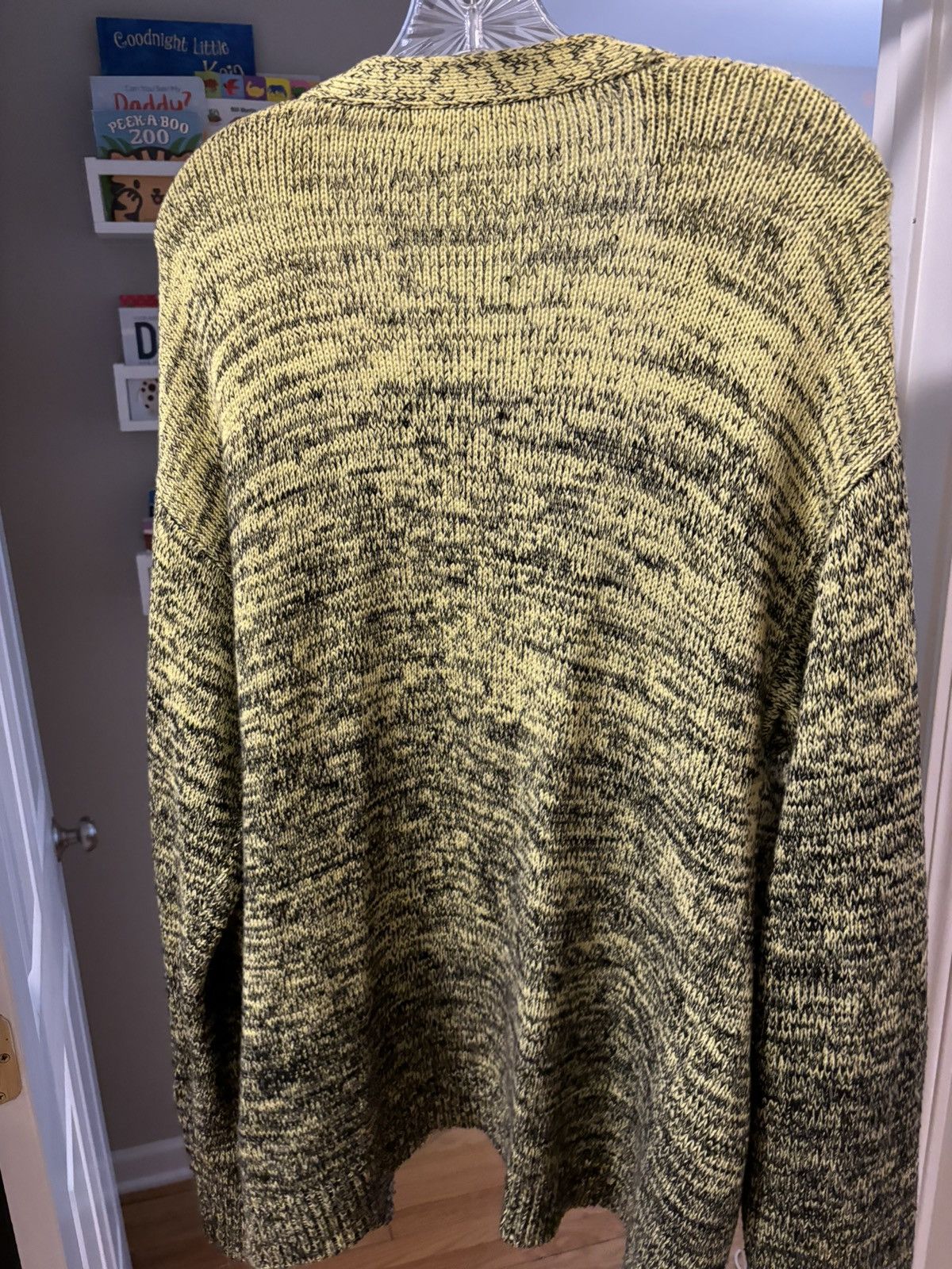 Alexander Wang Black and yellow thick woven cardigan Size US XL / EU 56 / 4 - 3 Thumbnail