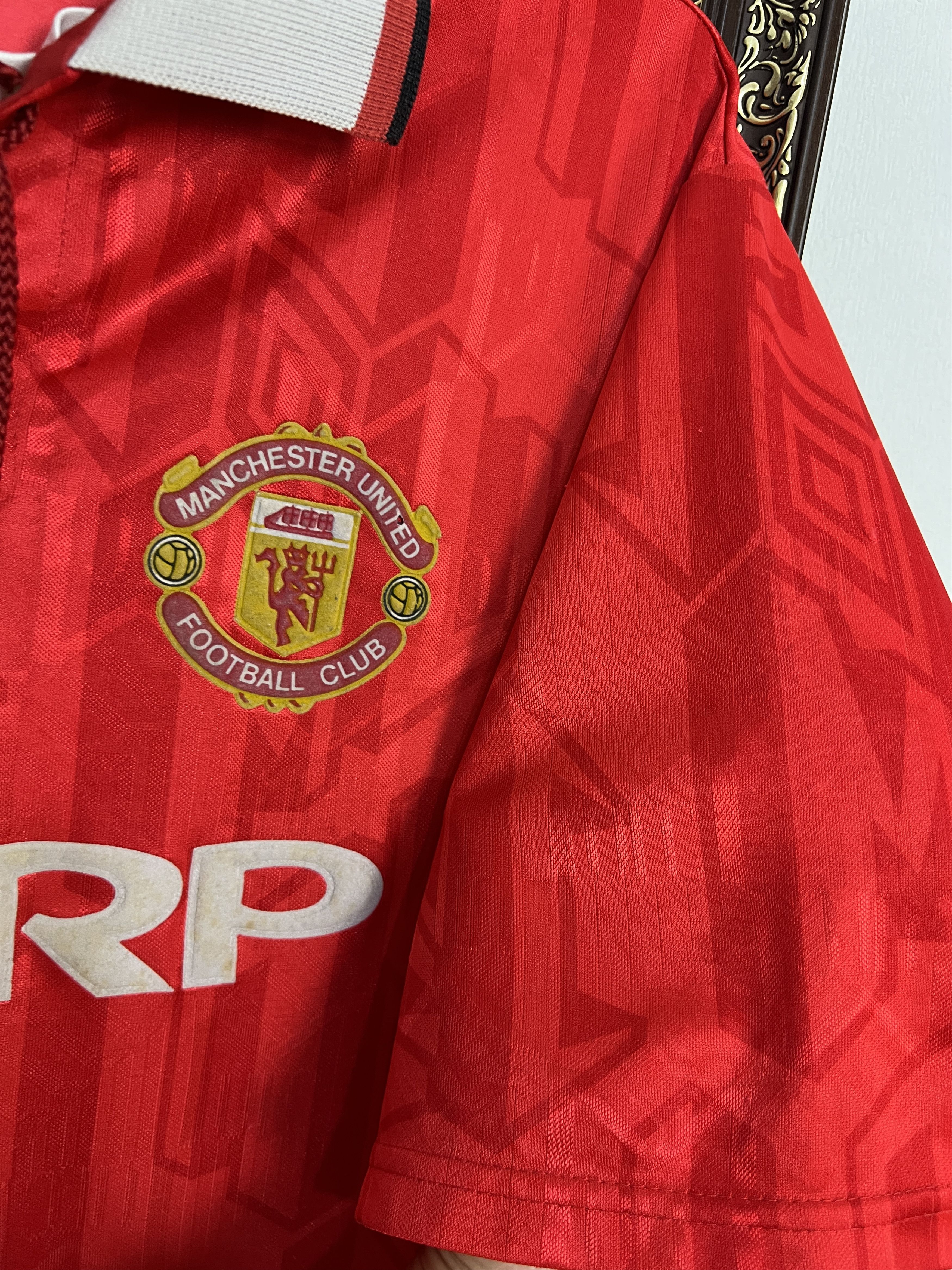 Umbro Manchester United Home football shirt 1992 Soccer Umbro Size US XL / EU 56 / 4 - 4 Thumbnail