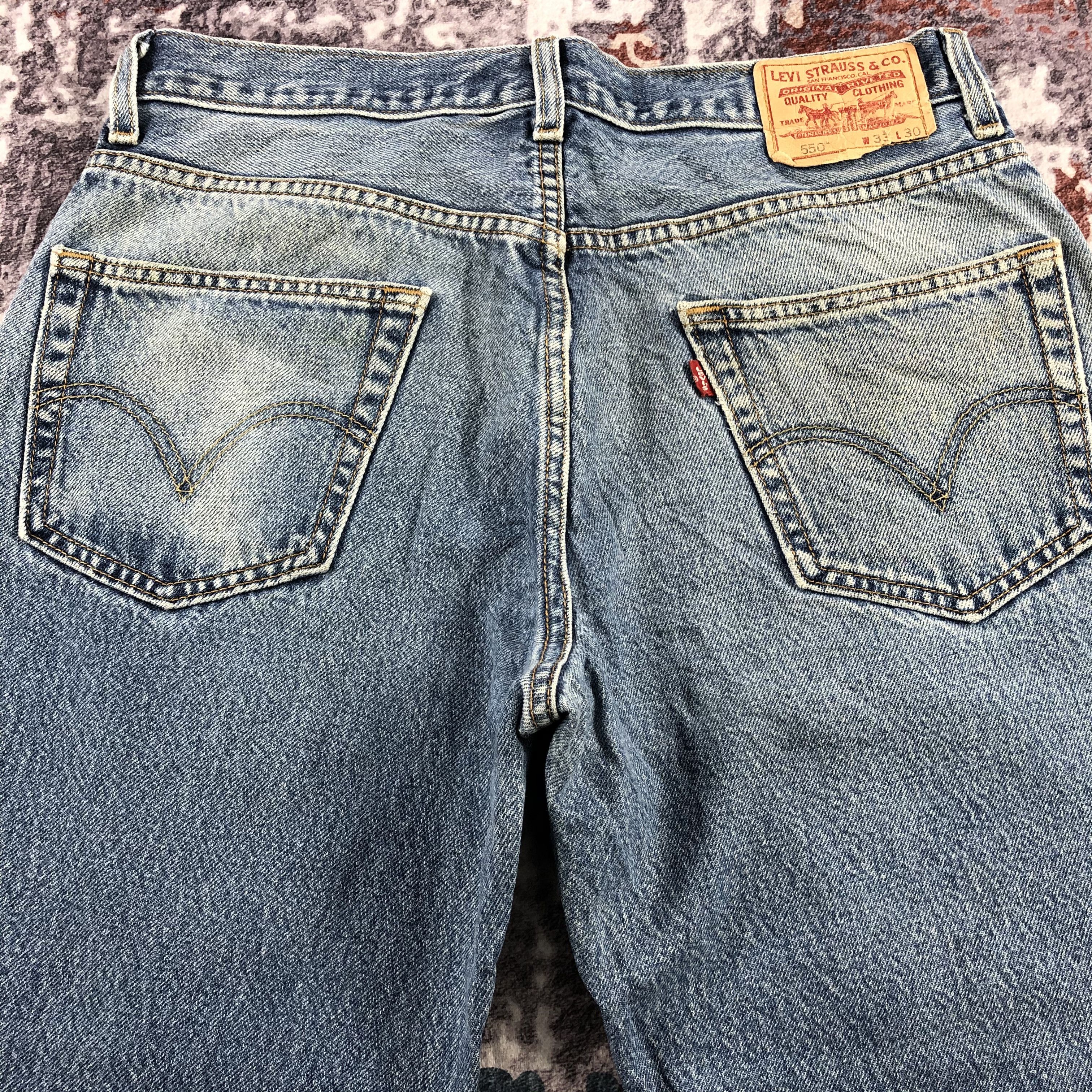 Levi's × Vintage Vintage Blue Wash Levis 550 Jeans-JM2230 Size US 33 - 5 Thumbnail