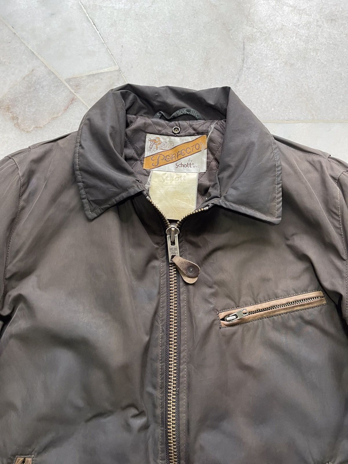 Schott × Vintage Vintage Schott Perfecto jacket Size US M / EU 48-50 / 2 - 15 Thumbnail