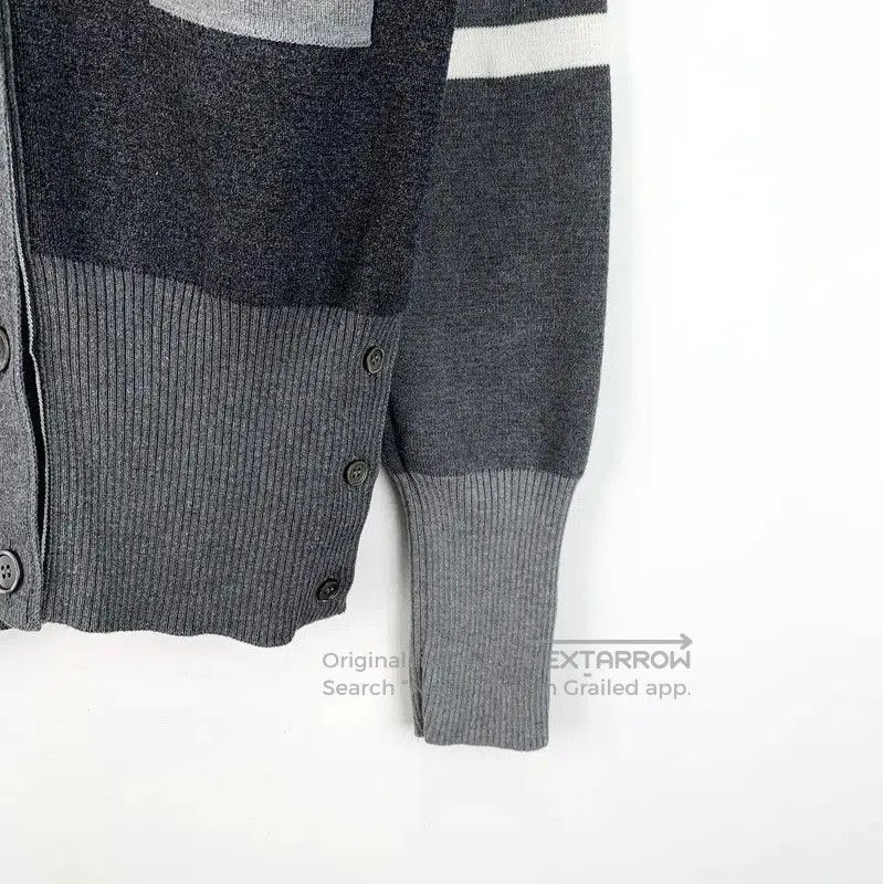 Thom Browne Thom Browne Colorblocked Cotton Cardigan for Women . Size XS / US 0-2 / IT 36-38 - 4 Thumbnail