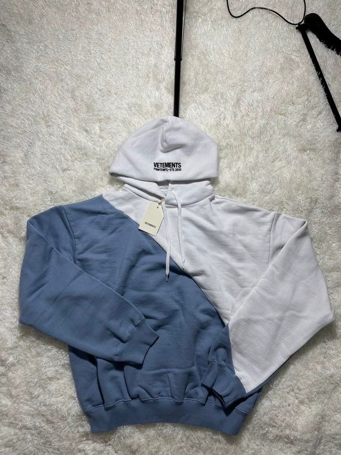 Vetements vetements oversized color-blocked hoodie Size US XS / EU 42 / 0 - 1 Thumbnail