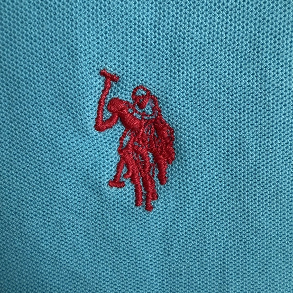 U.S. Polo Assn. U.S. Polo Assn Performance Pique Polo Mens XL Turquoise Size US XL / EU 56 / 4 - 3 Thumbnail